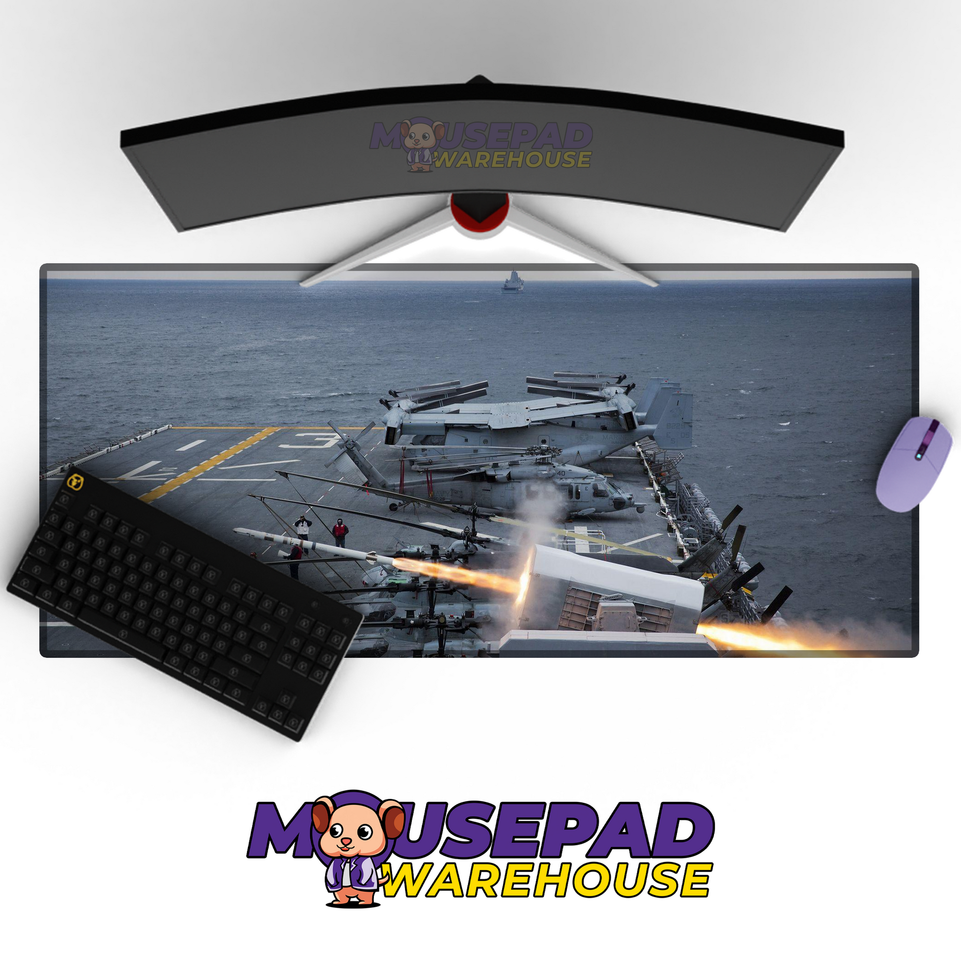 Patriot Missile System V7 Mousepad Deskmat Mockup
