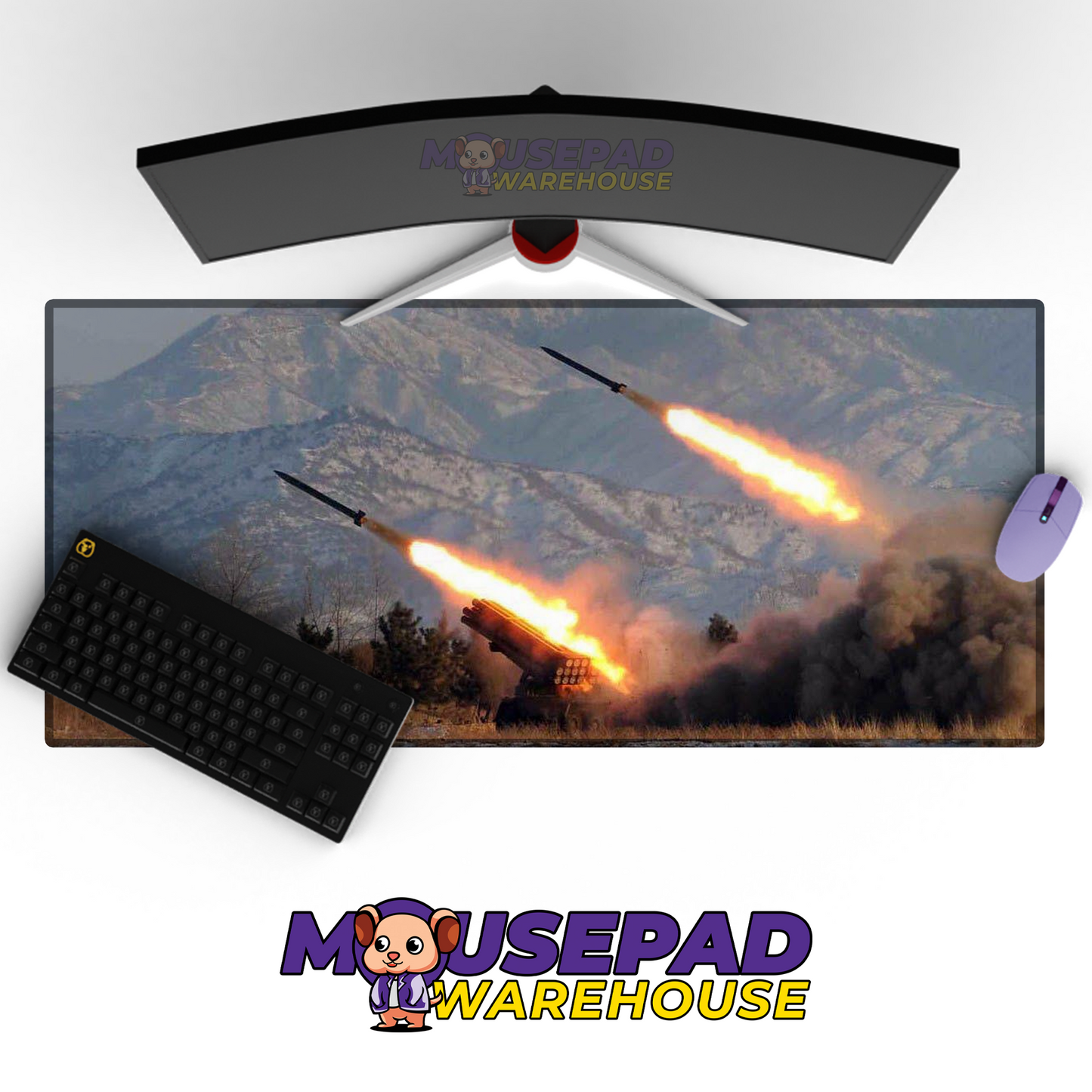 Patriot Missile System V9 Mousepad Deskmat Mockup