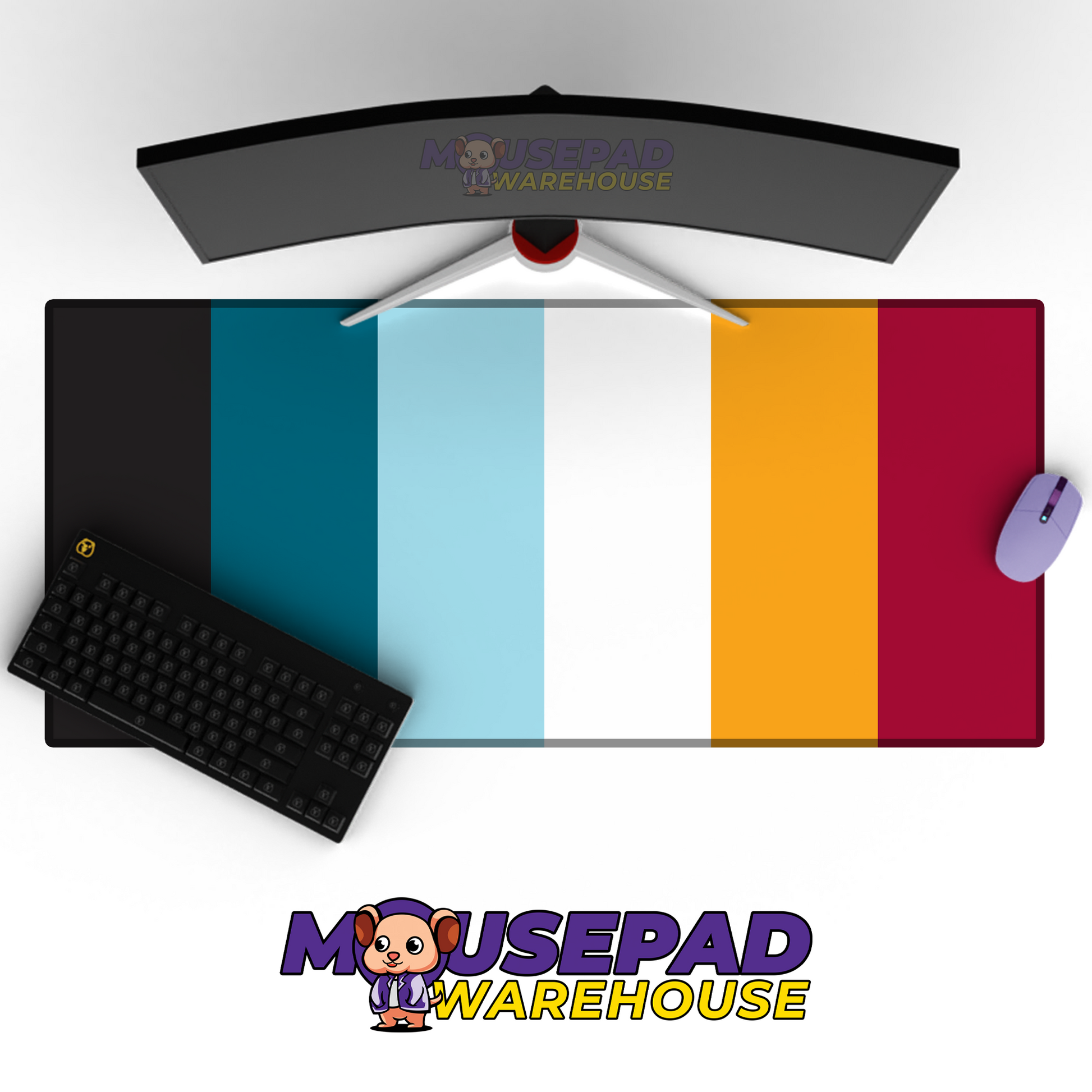 Penrith Panthers V10 Mousepad Deskmat Mockup