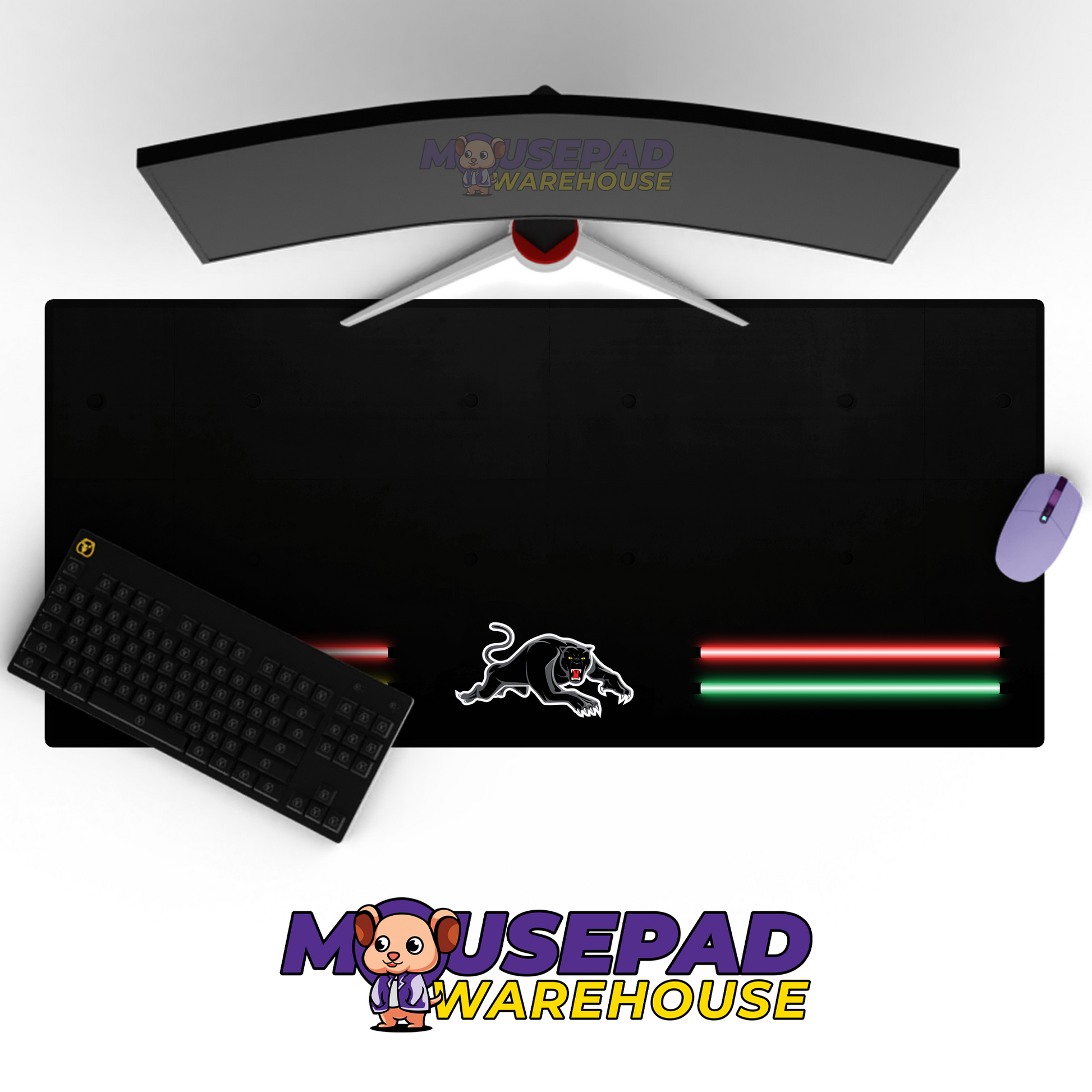 Penrith Panthers V12 Mousepad Deskmat Mockup