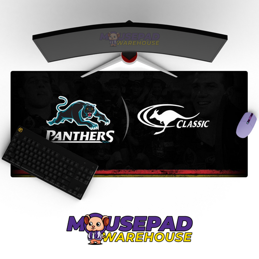 Penrith Panthers V15 Mousepad Deskmat Mockup