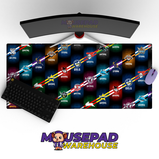 Penrith Panthers V16 Mousepad Deskmat Mockup