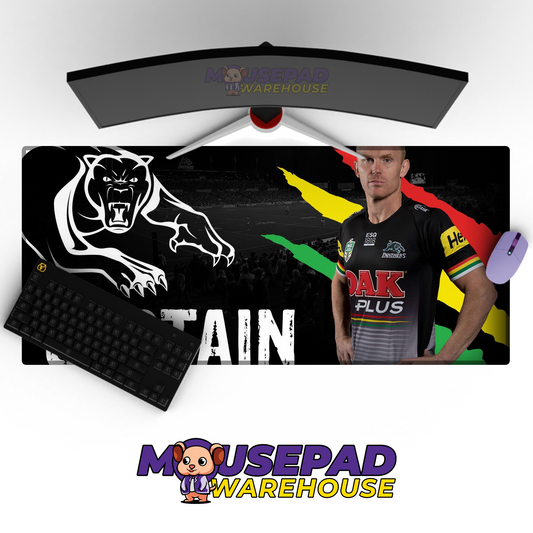 Penrith Panthers V17 Mousepad Deskmat Mockup