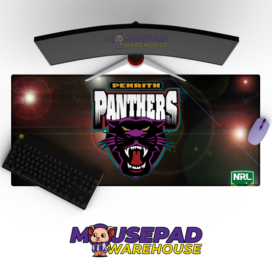 Penrith Panthers V3 Mousepad Deskmat Mockup