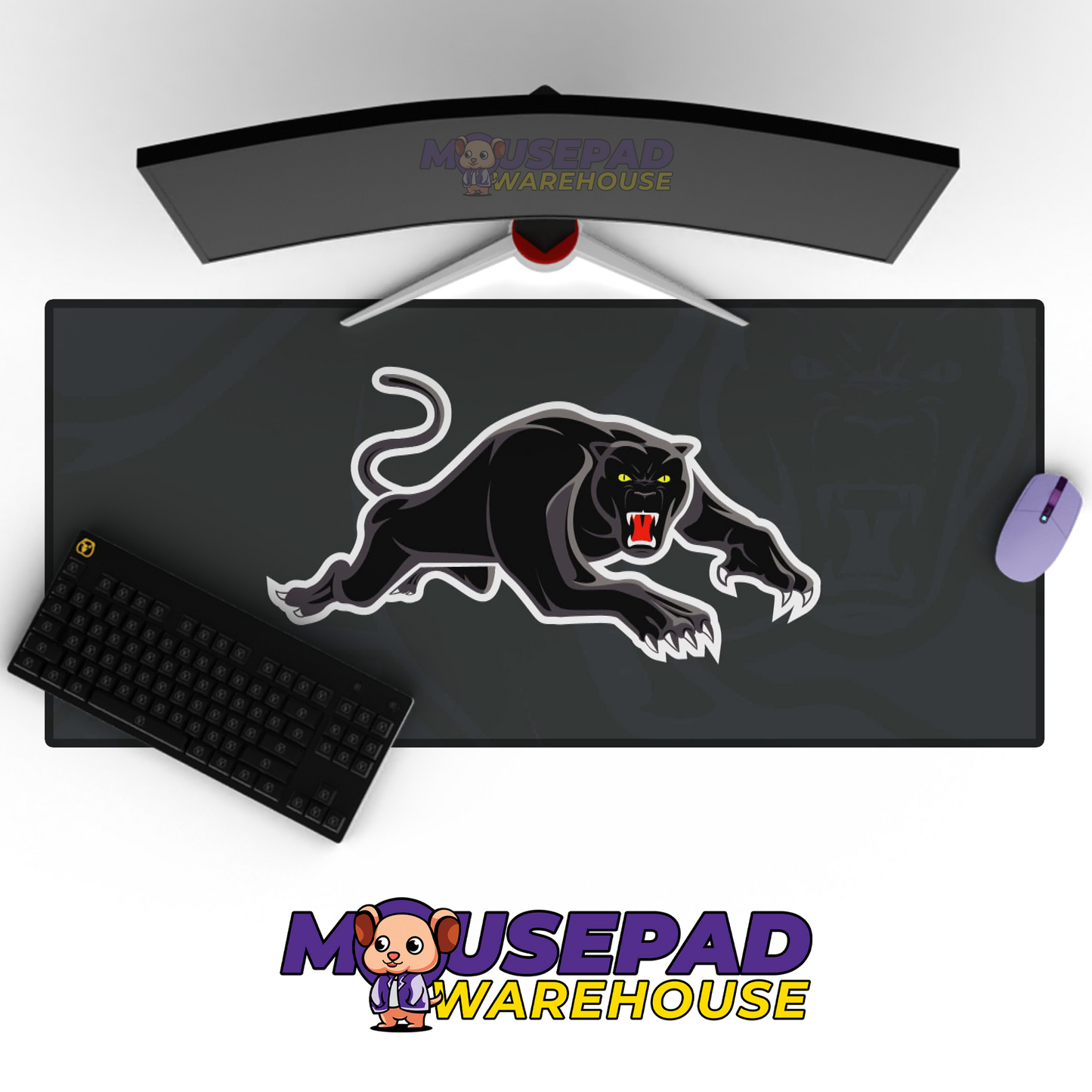 Penrith Panthers V6 Mousepad Deskmat Mockup