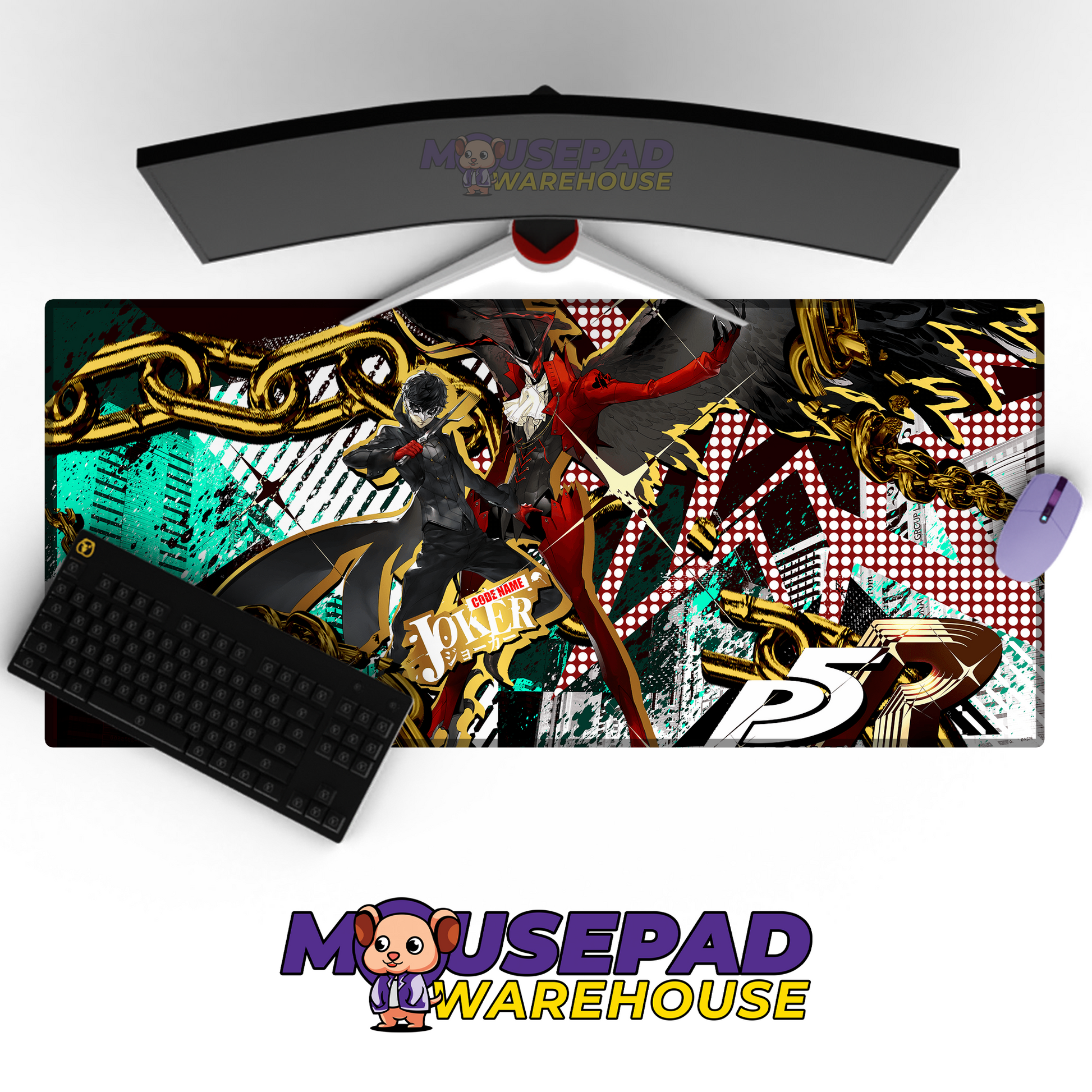 Persona 5 Royal V15 Mousepad Mockup