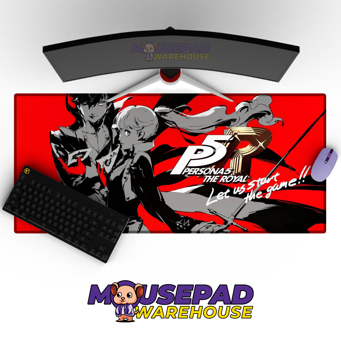 Persona 5 Royal V25 Mousepad Mockup