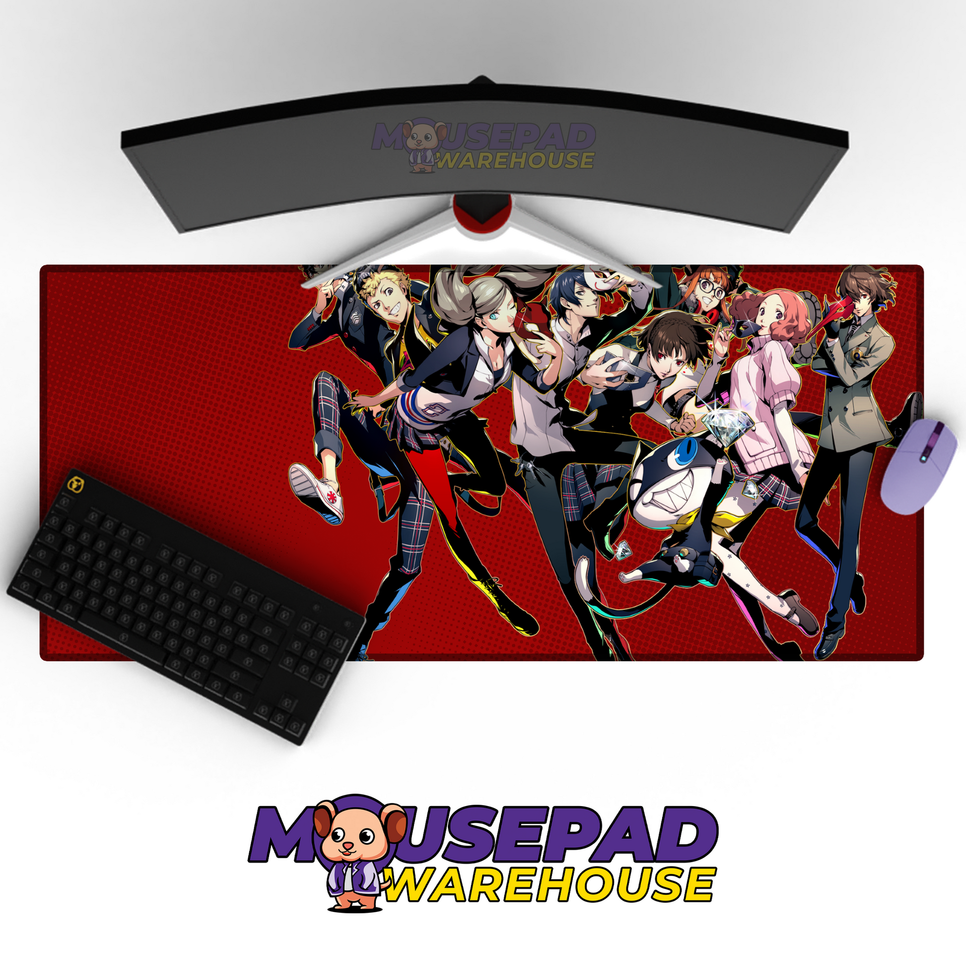 Persona 5 Royal V40 Mousepad Mockup