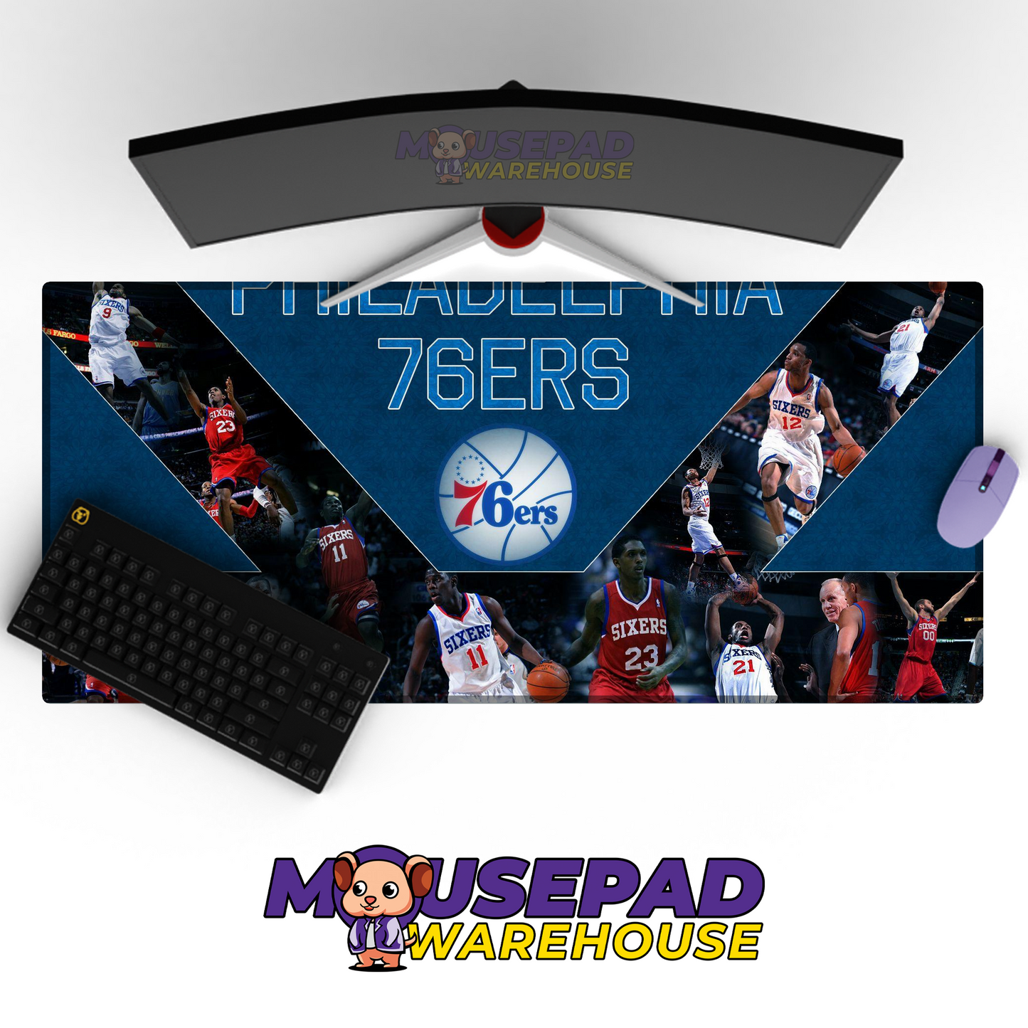 Philadelphia 76ers V10 Mousepad Mockup