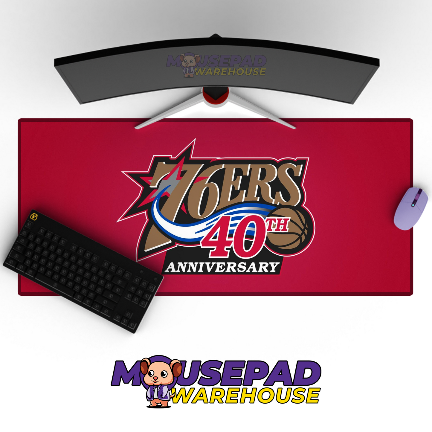Philadelphia 76ers V16 Mousepad Mockup