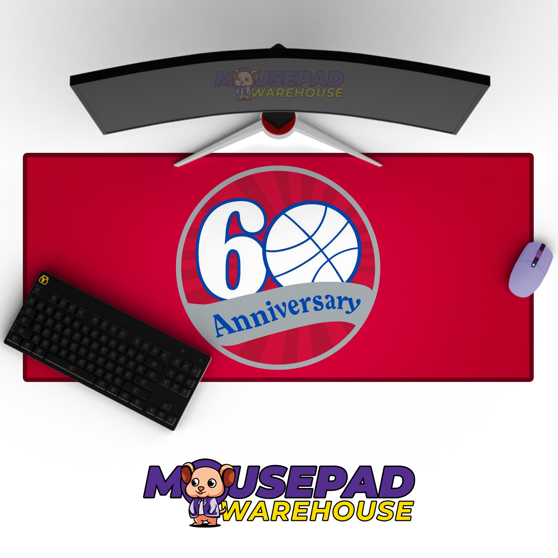 Philadelphia 76ers V24 Mousepad Mockup