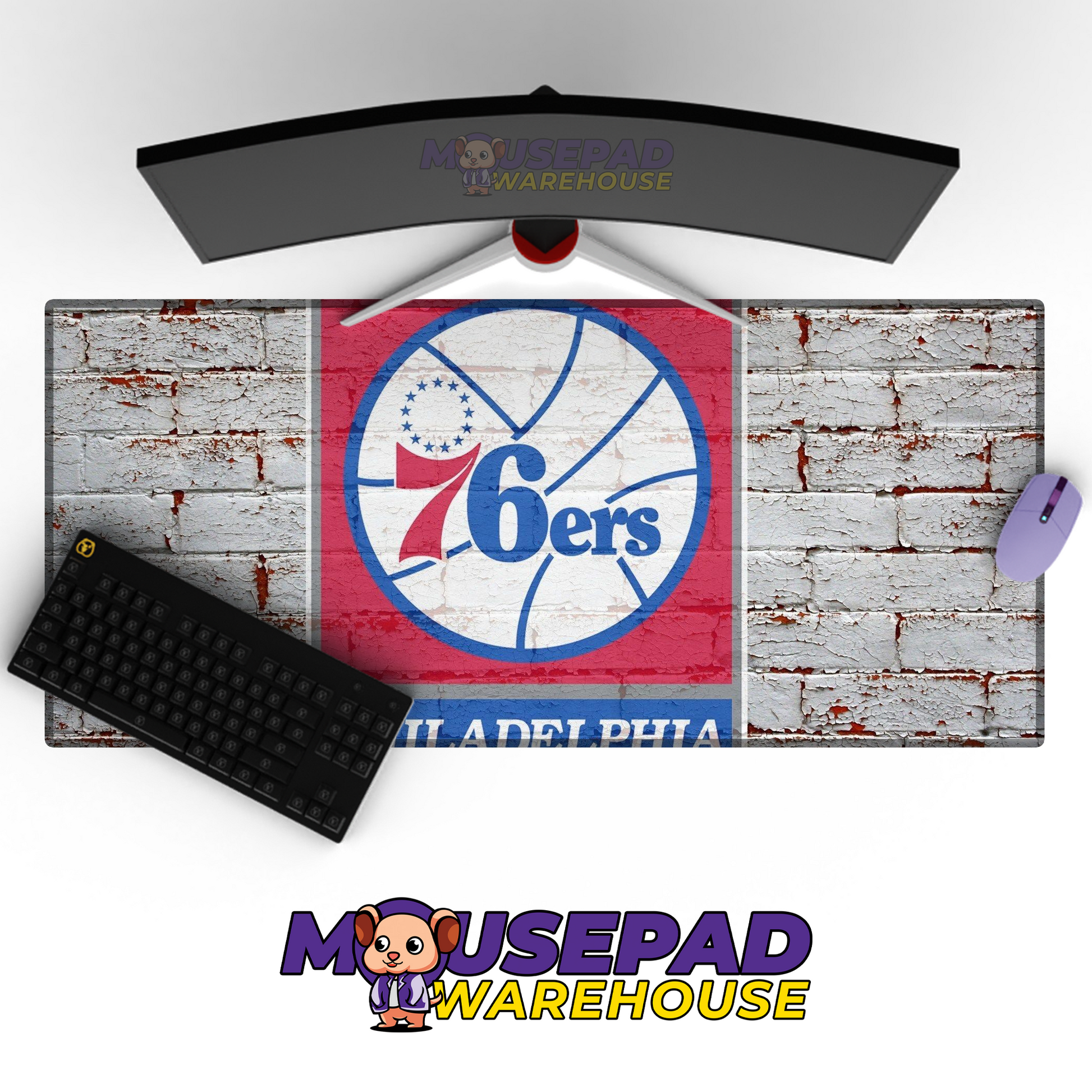 Philadelphia 76ers V27 Mousepad Mockup