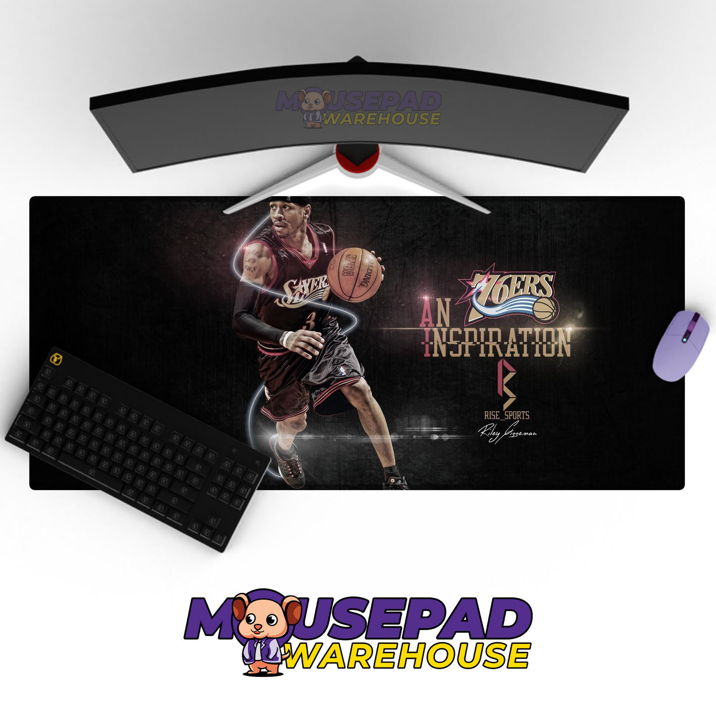 Philadelphia 76ers V30 Mousepad Mockup