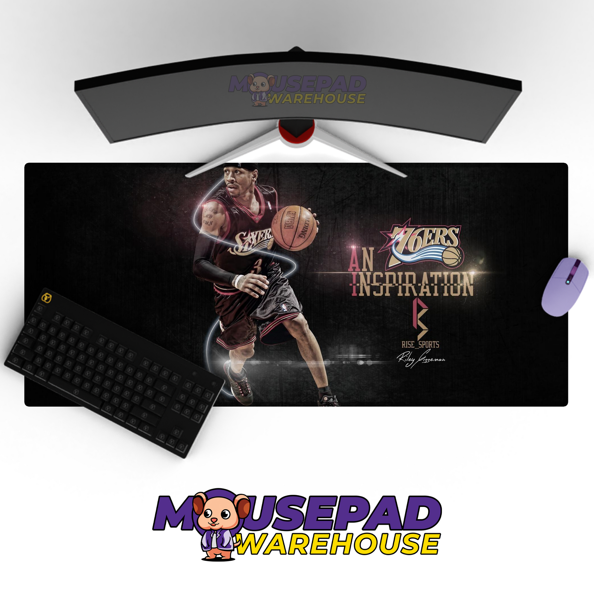 Philadelphia 76ers V30 Mousepad Mockup
