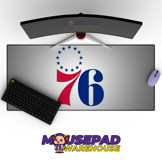 Philadelphia 76ers V5 Mousepad Mockup