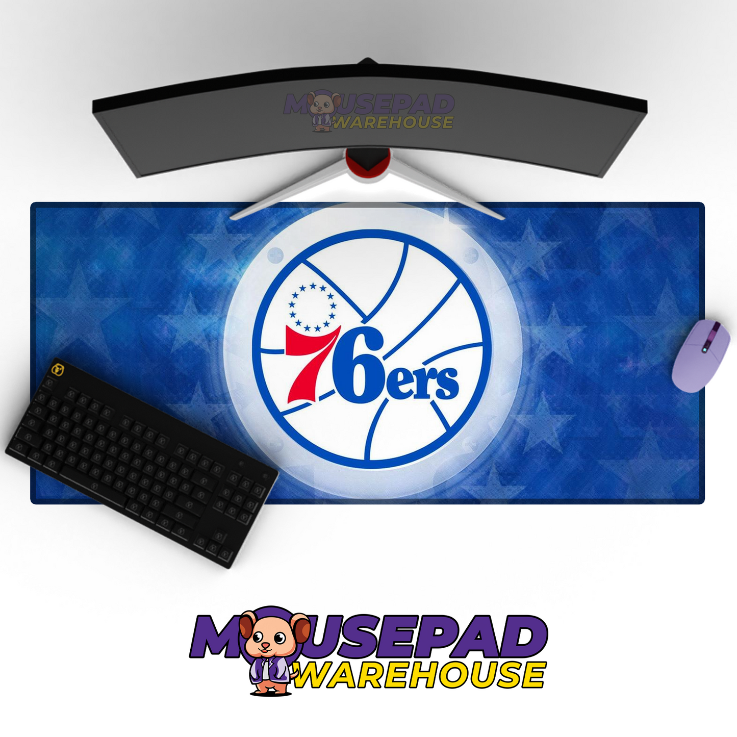 Philadelphia 76ers V8 Mousepad Mockup