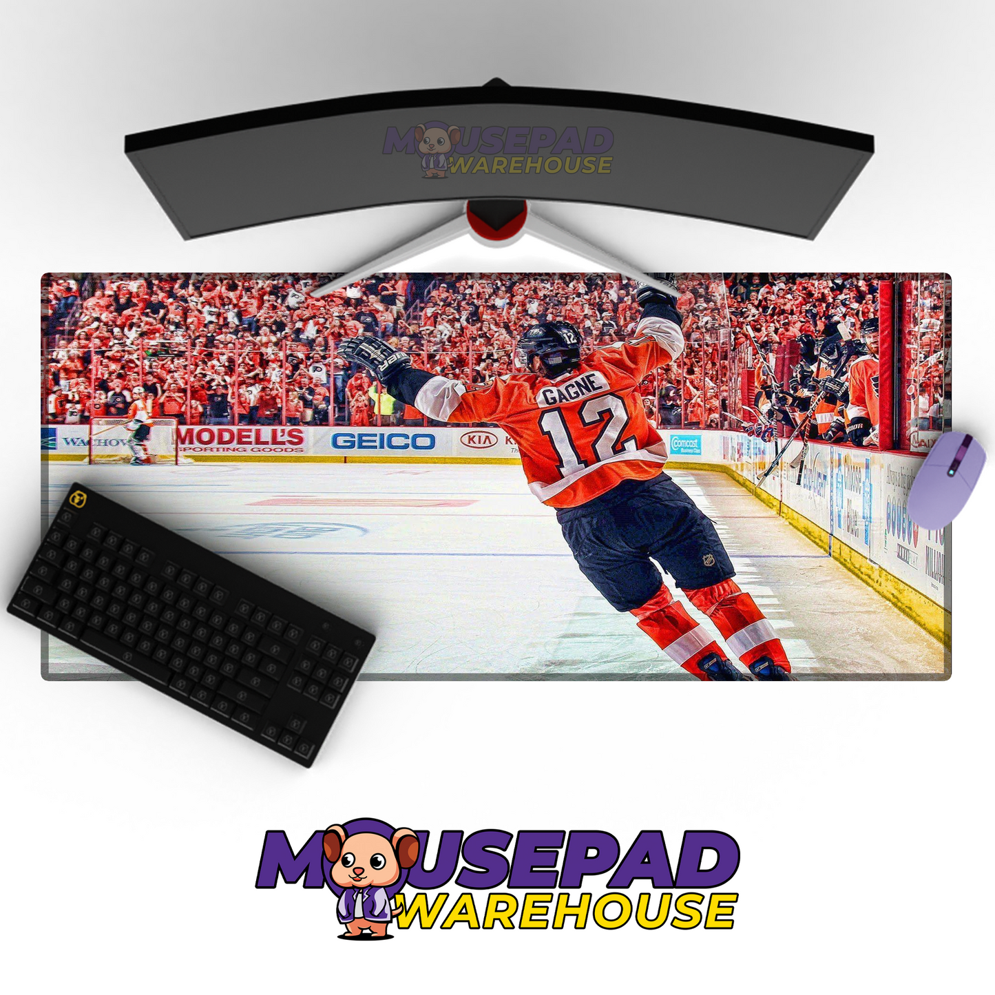 Philadelphia Flyers V13 Mousepad Deskmat Mockup