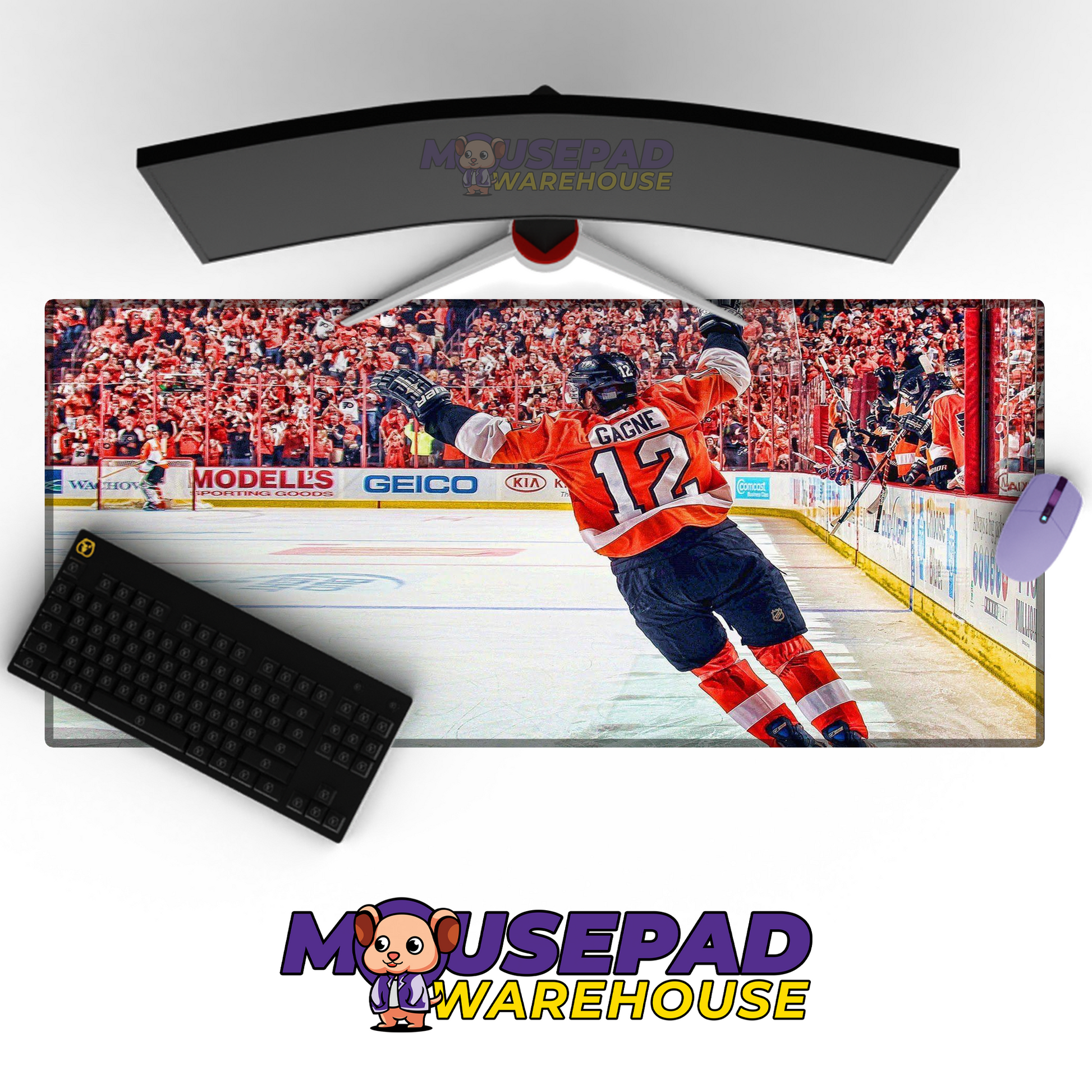 Philadelphia Flyers V13 Mousepad Deskmat Mockup