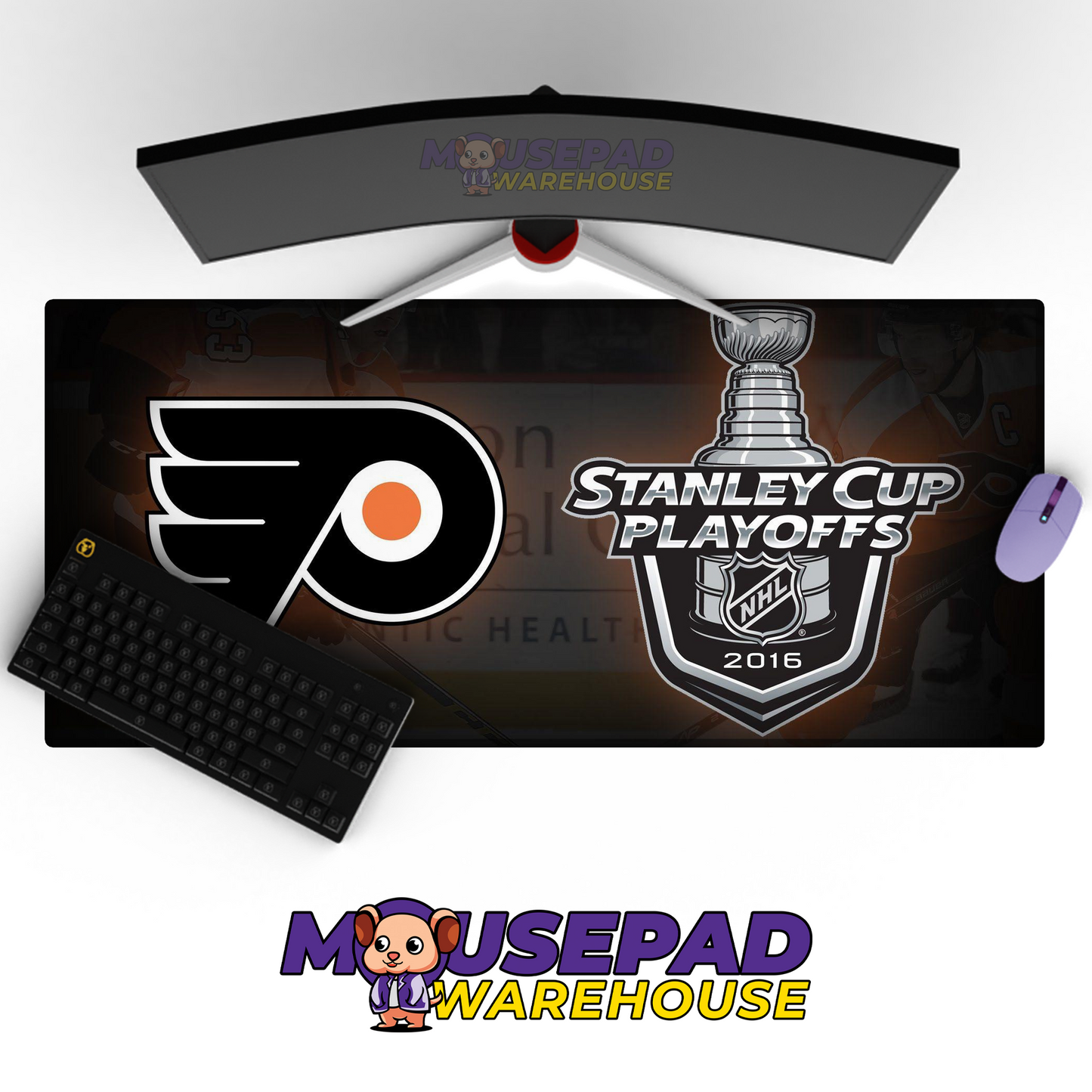 Philadelphia Flyers V14 Mousepad Deskmat Mockup