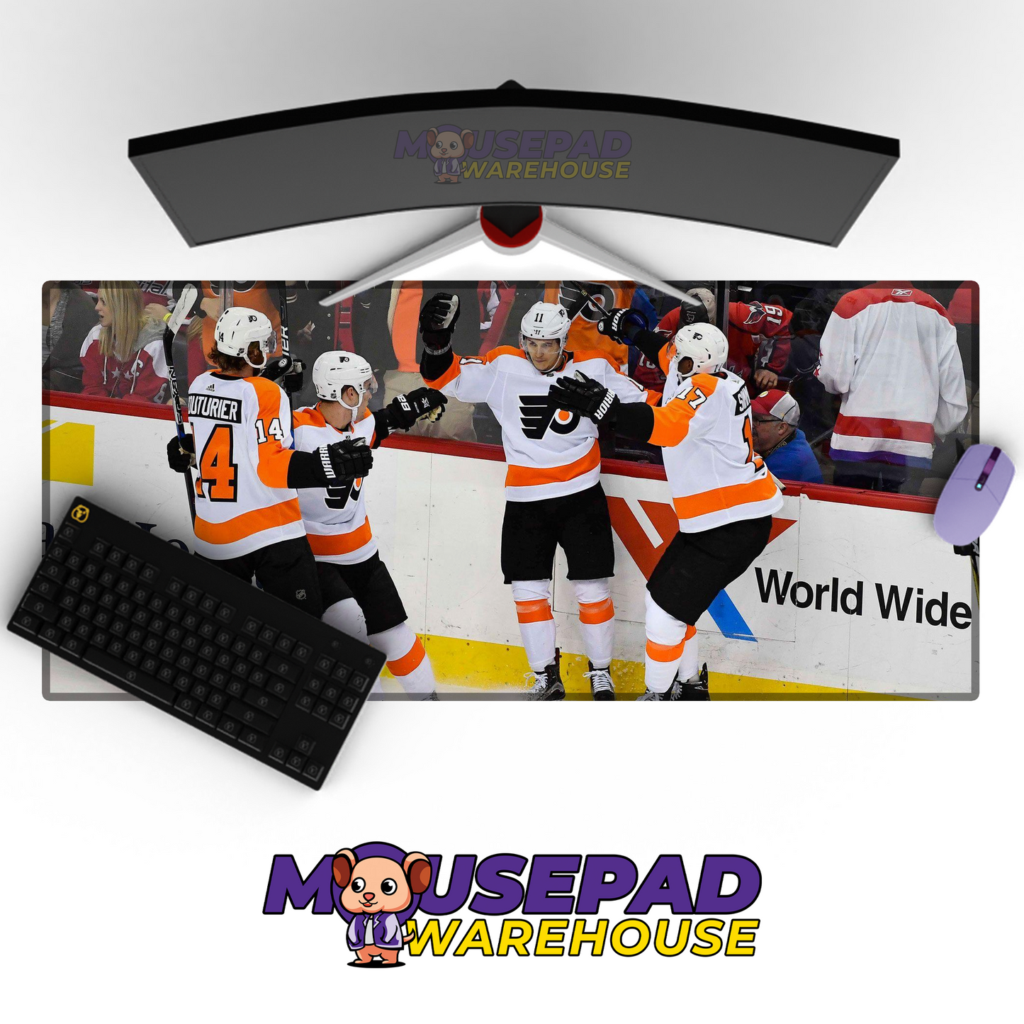 Philadelphia Flyers V16 Mousepad Deskmat Mockup
