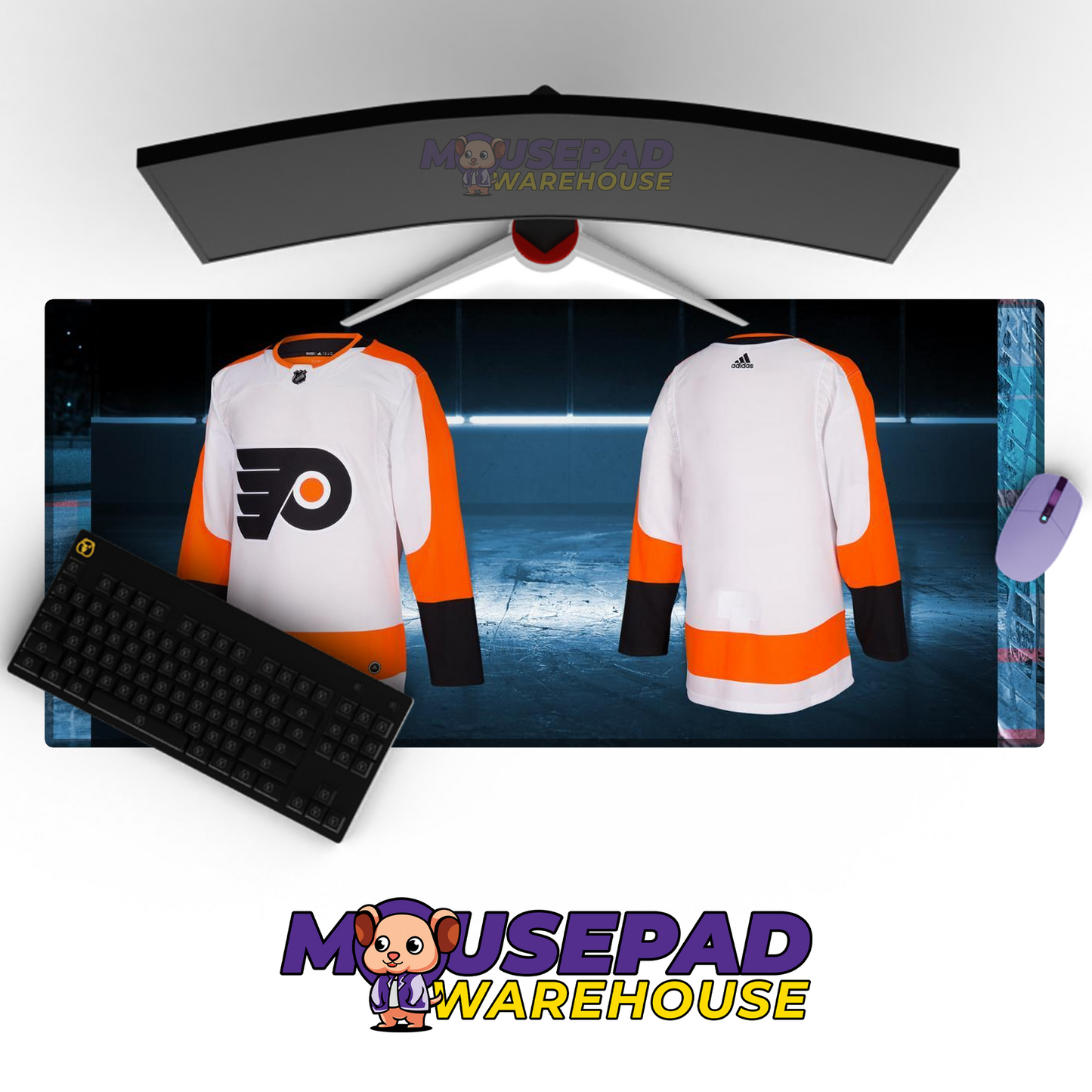 Philadelphia Flyers V21 Mousepad Deskmat Mockup