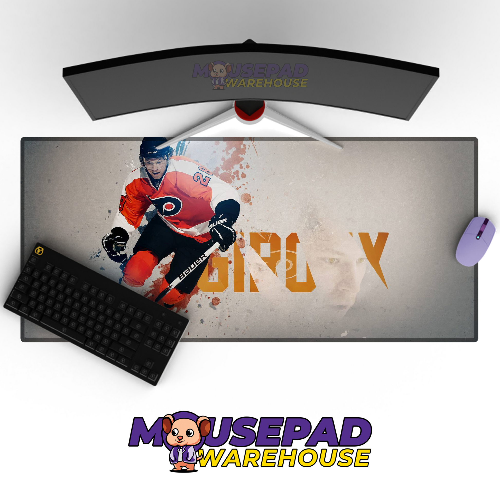 Philadelphia Flyers V29 Mousepad Deskmat Mockup