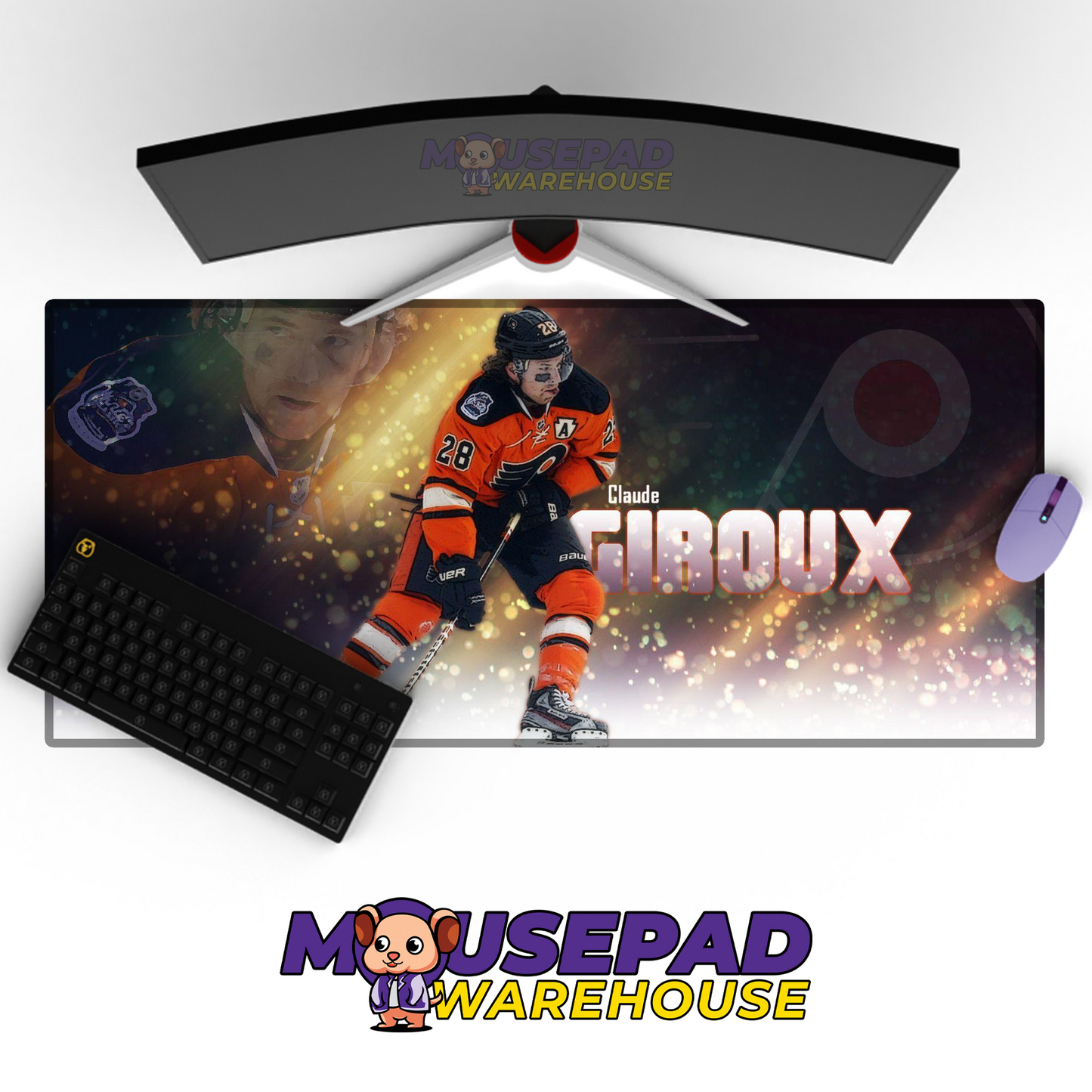 Philadelphia Flyers V2 Mousepad Deskmat Mockup