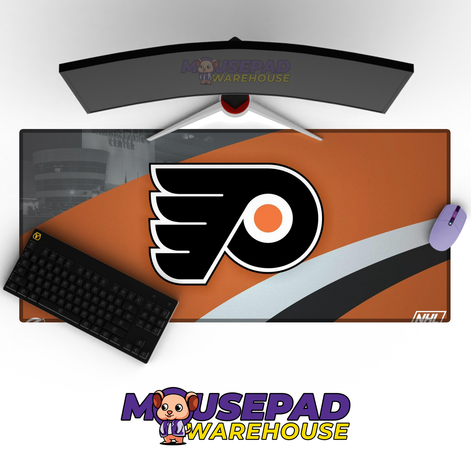 Philadelphia Flyers V8 Mousepad Deskmat Mockup