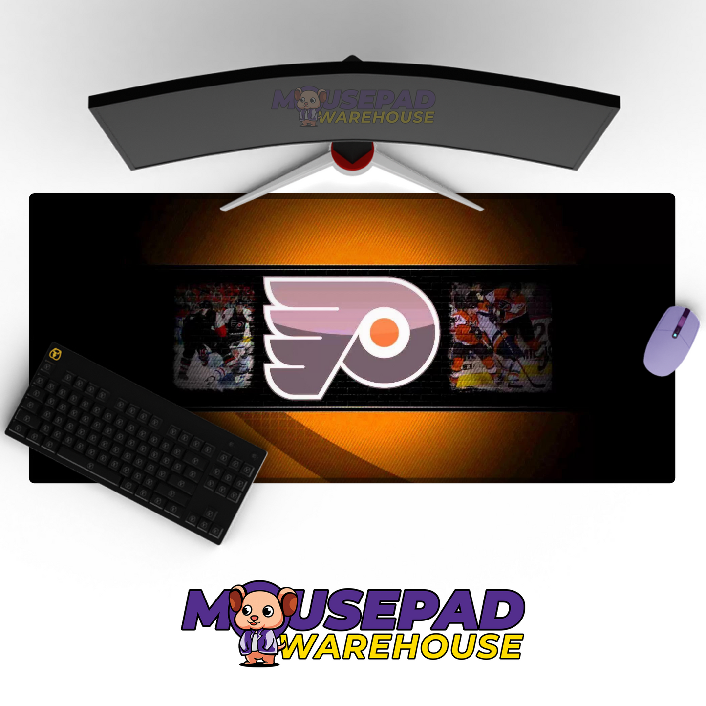 Philadelphia Flyers V9 Mousepad Deskmat Mockup