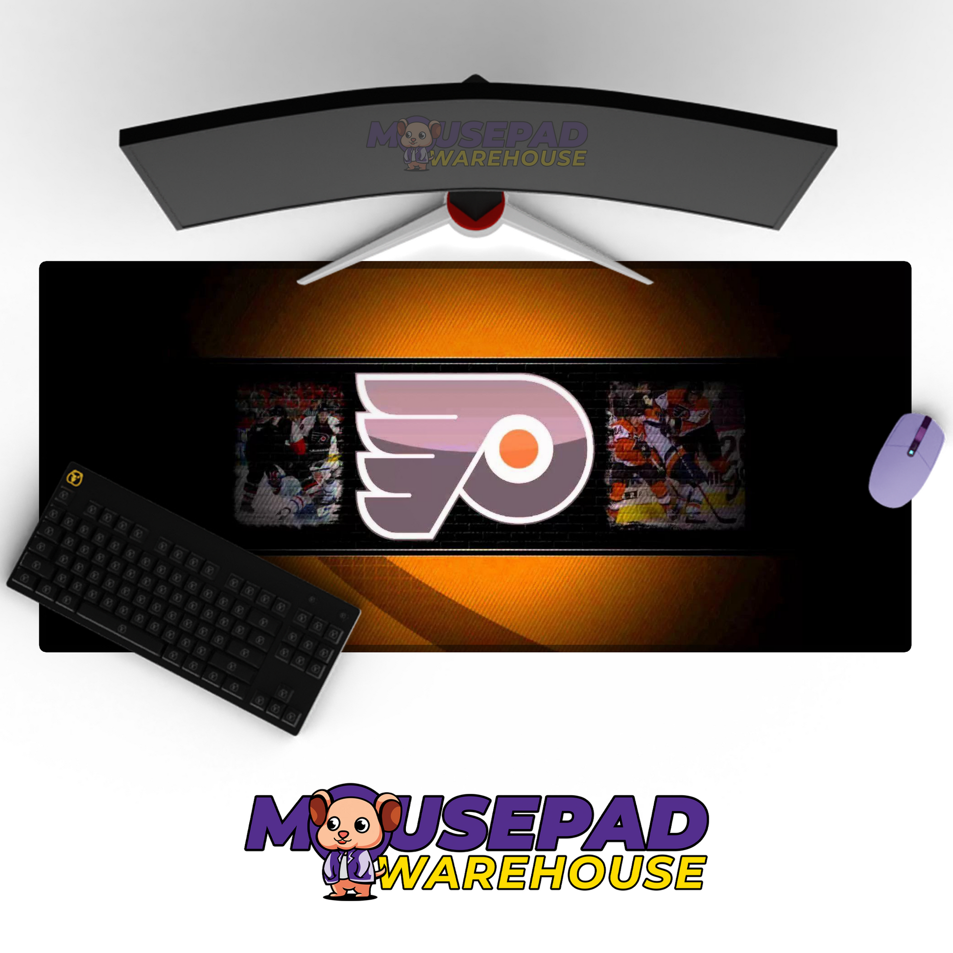 Philadelphia Flyers V9 Mousepad Deskmat Mockup