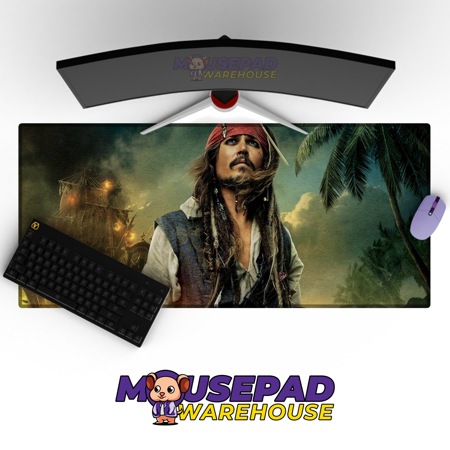Pirates of the Caribbean V10 Mousepad Mockup
