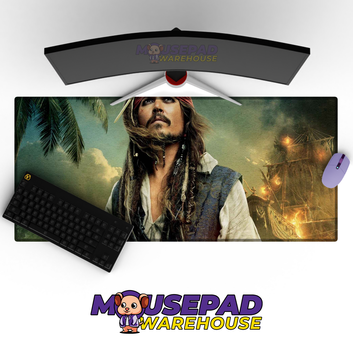 Pirates of the Caribbean V15 Mousepad Mockup
