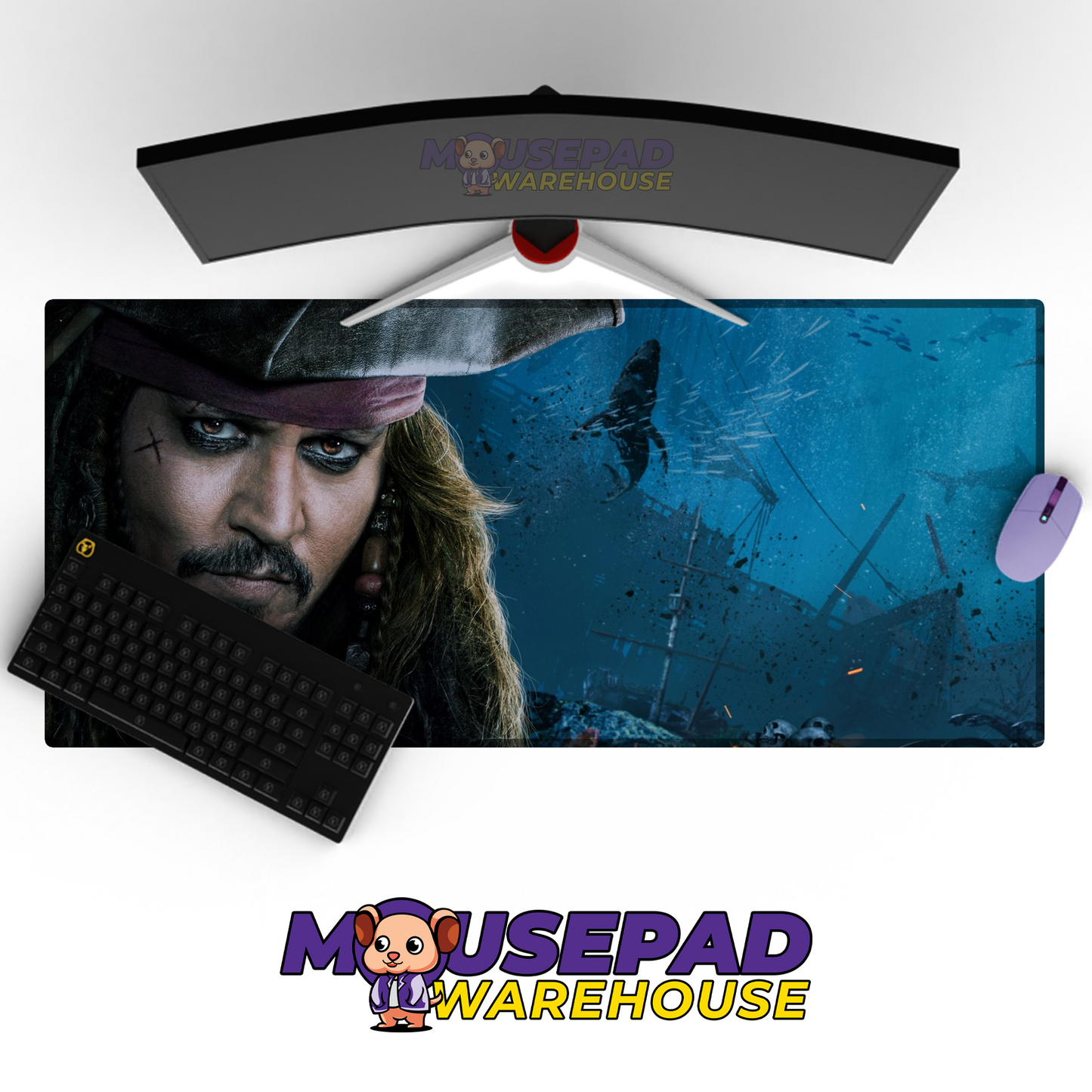 Pirates of the Caribbean V18 Mousepad Mockup