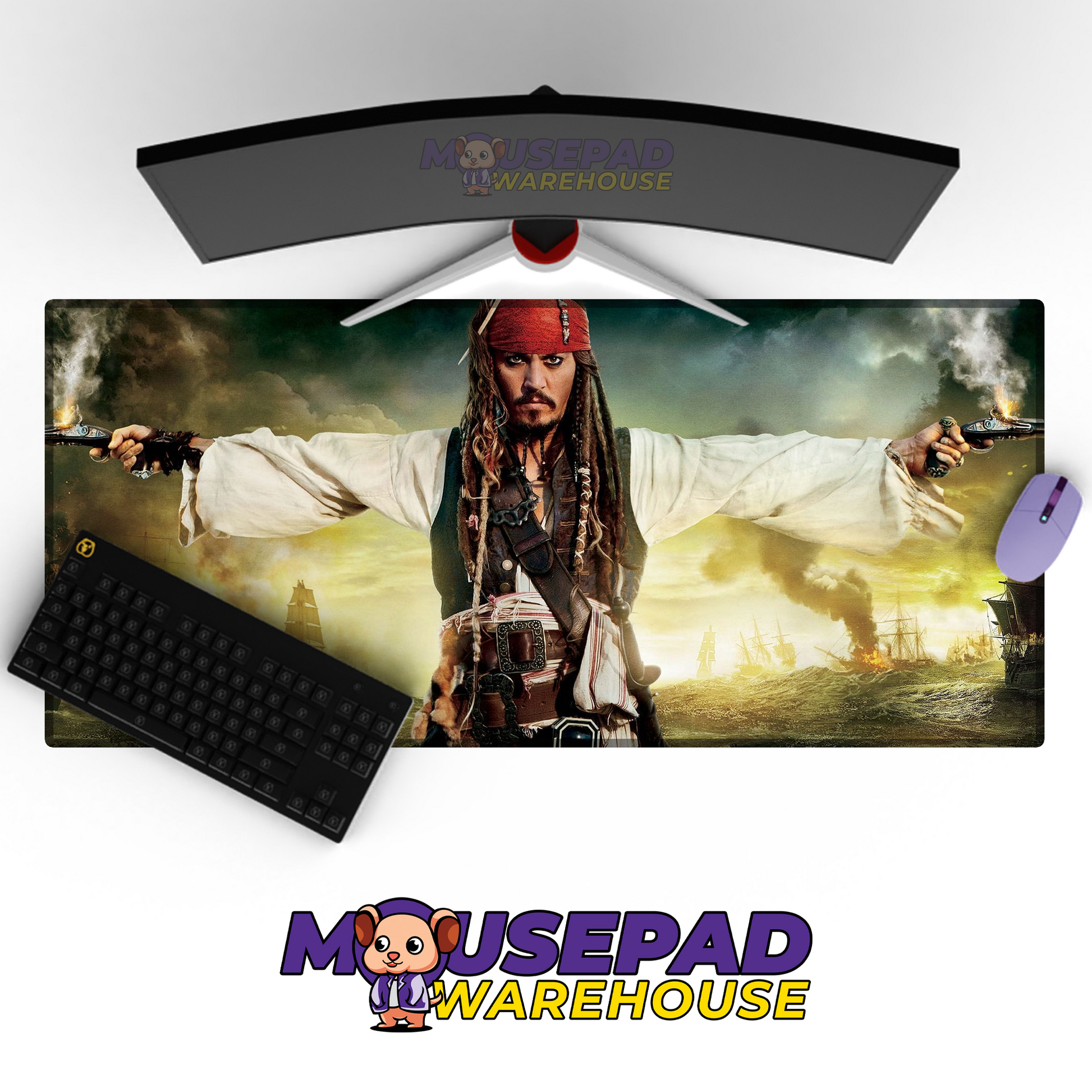 Pirates of the Caribbean V19 Mousepad Mockup