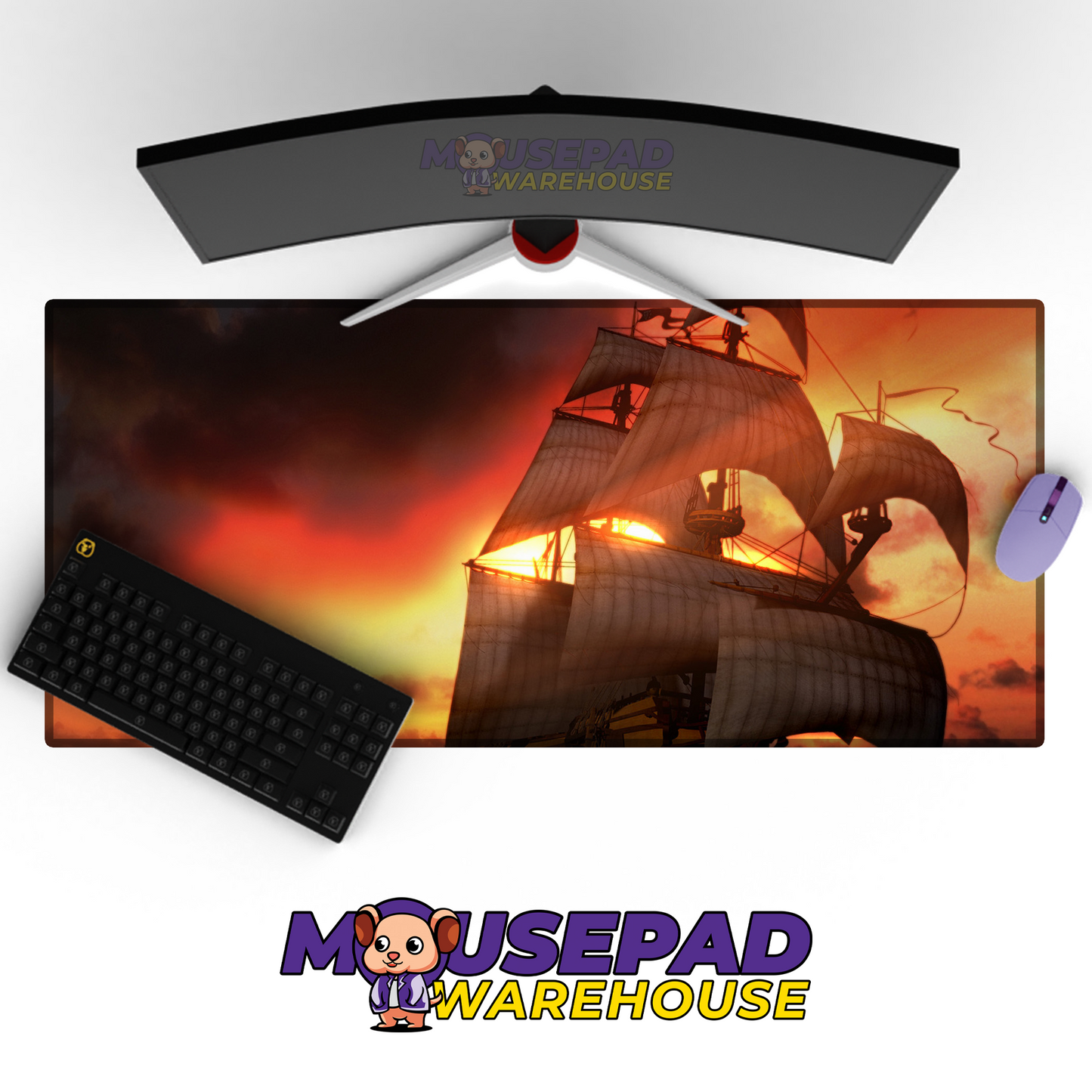 Pirates of the Caribbean V1 Mousepad Mockup