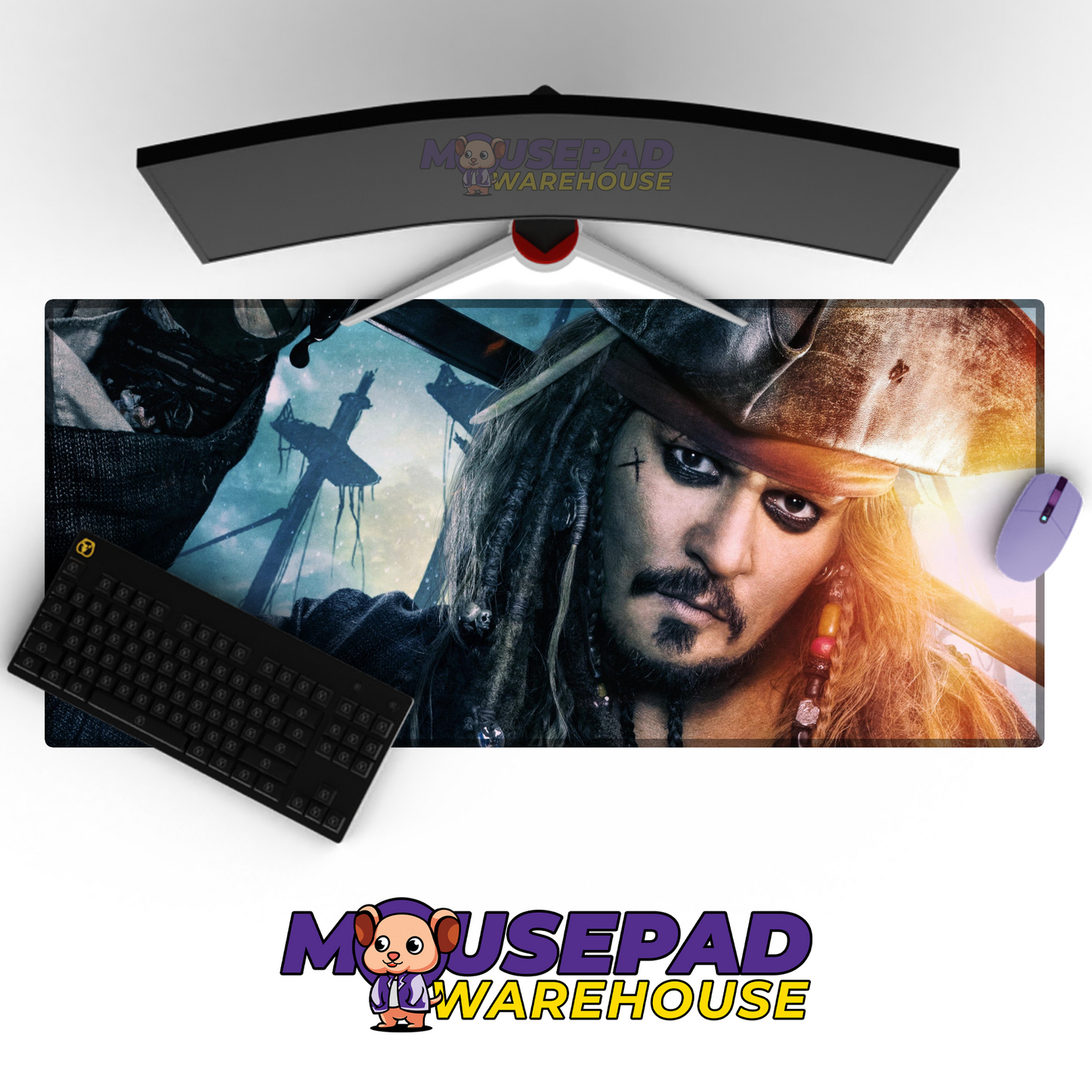 Pirates of the Caribbean V22 Mousepad Mockup