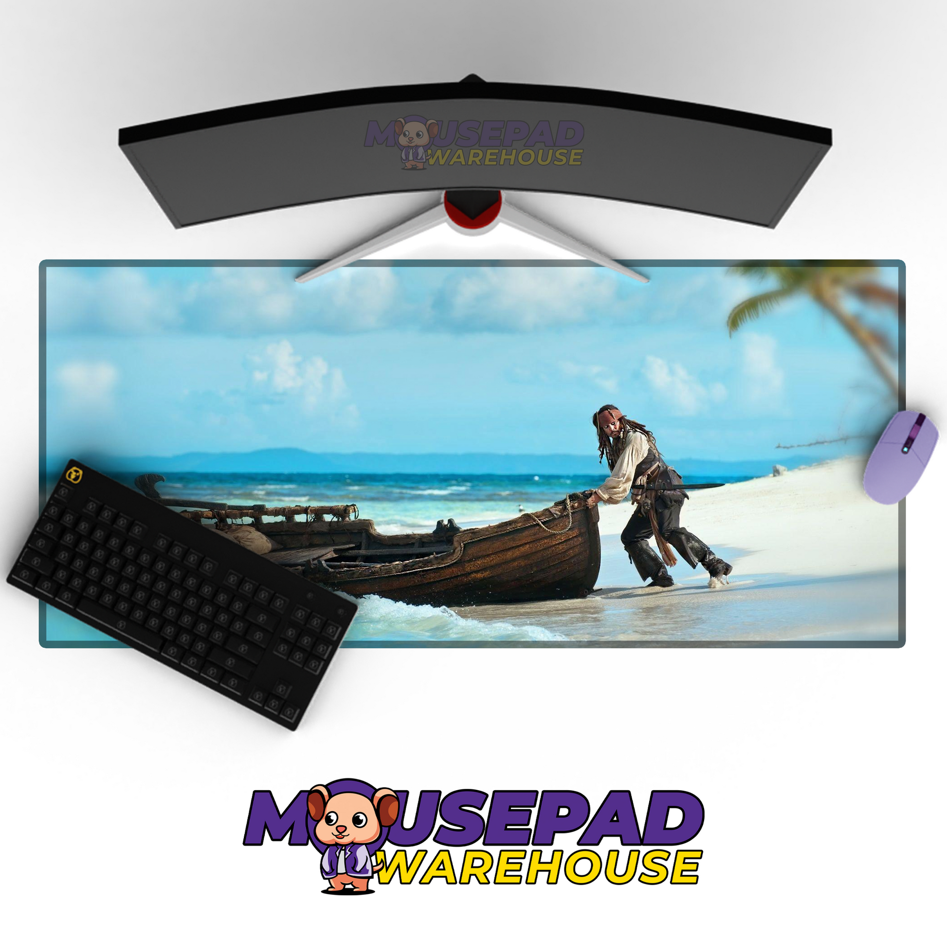 Pirates of the Caribbean V24 Mousepad Mockup