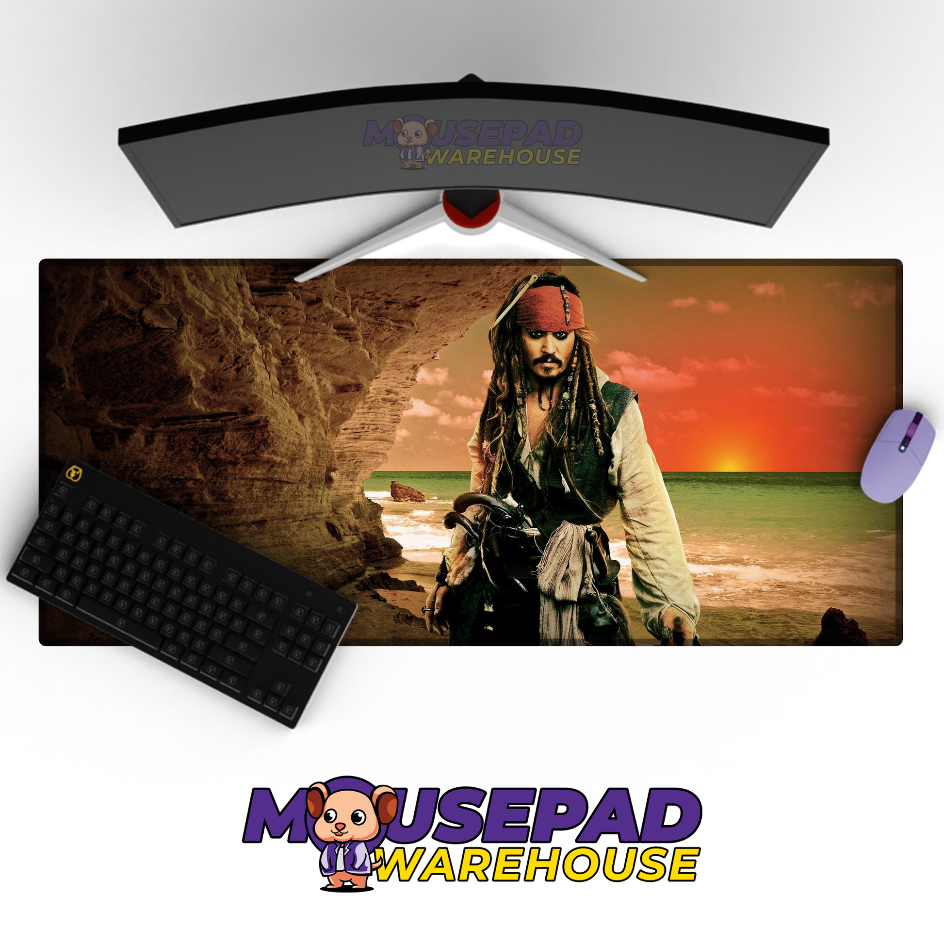 Pirates of the Caribbean V25 Mousepad Mockup