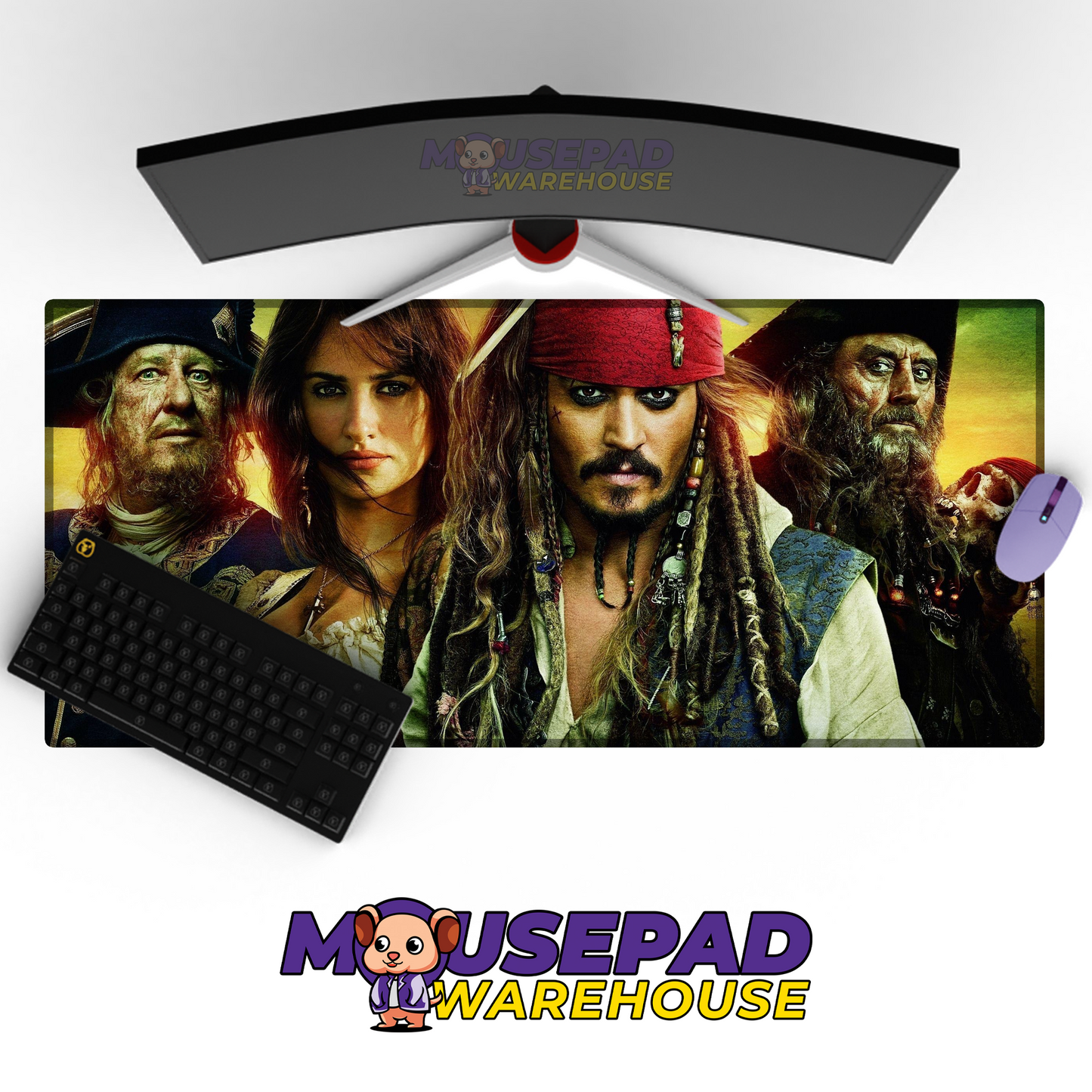 Pirates of the Caribbean V26 Mousepad Mockup