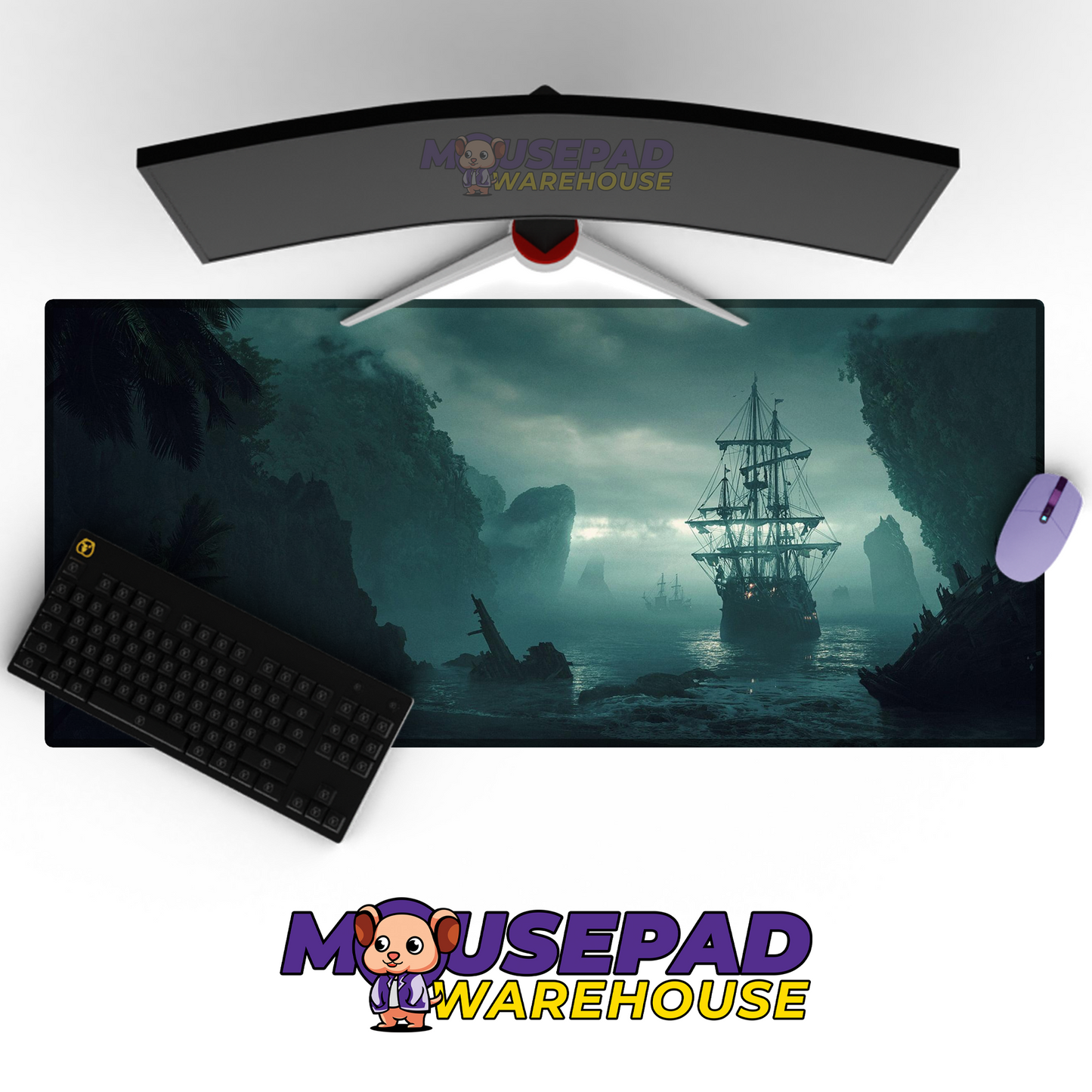 Pirates of the Caribbean V28 Mousepad Mockup