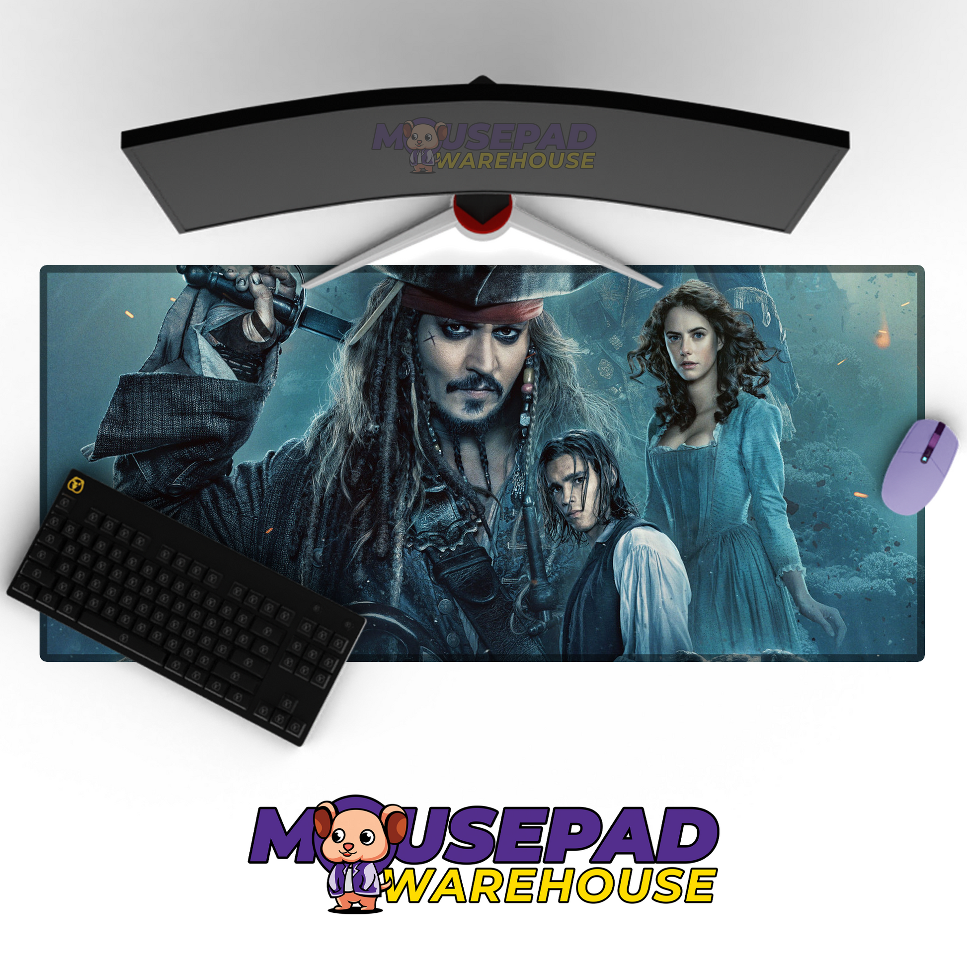 Pirates of the Caribbean V32 Mousepad Mockup