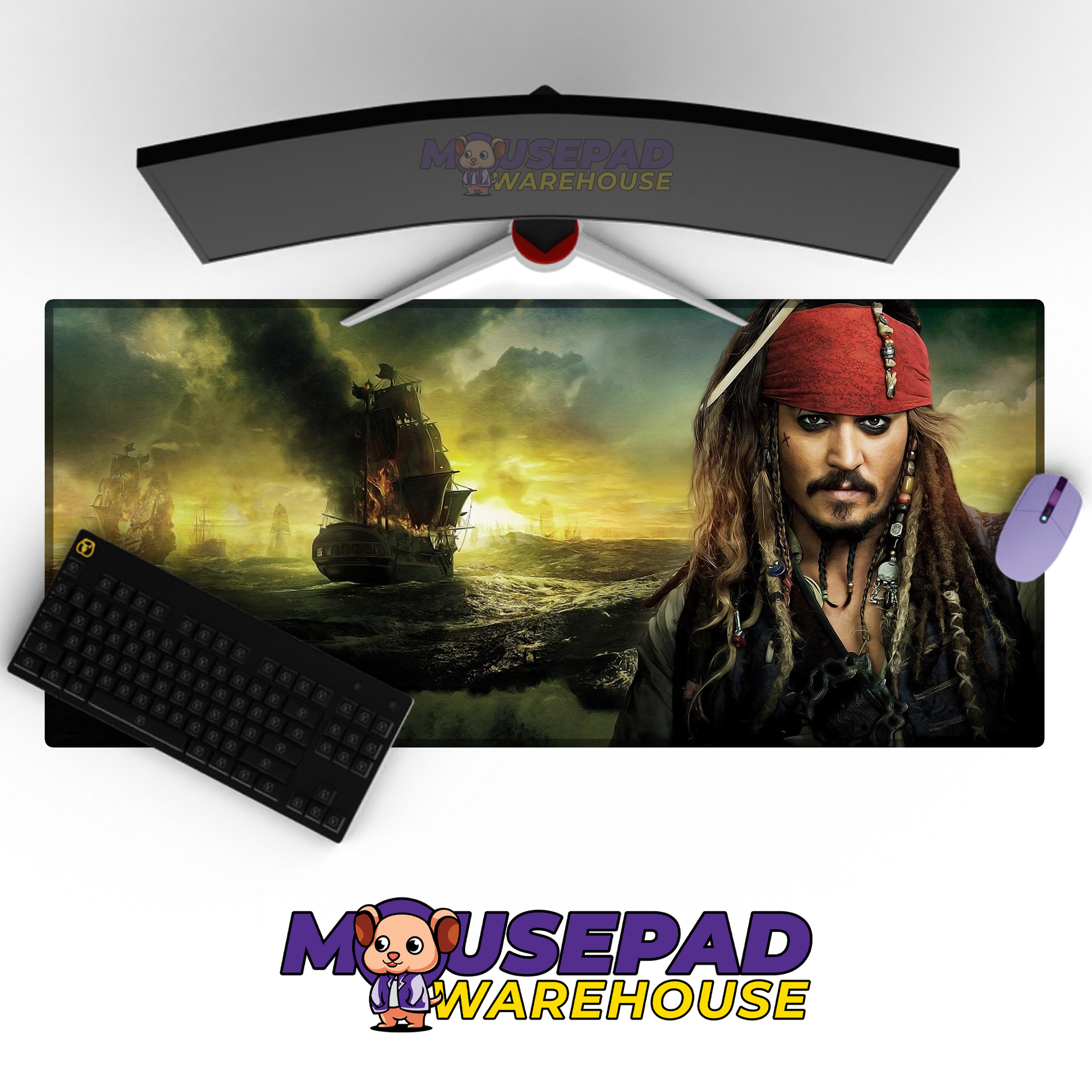 Pirates of the Caribbean V33 Mousepad Mockup