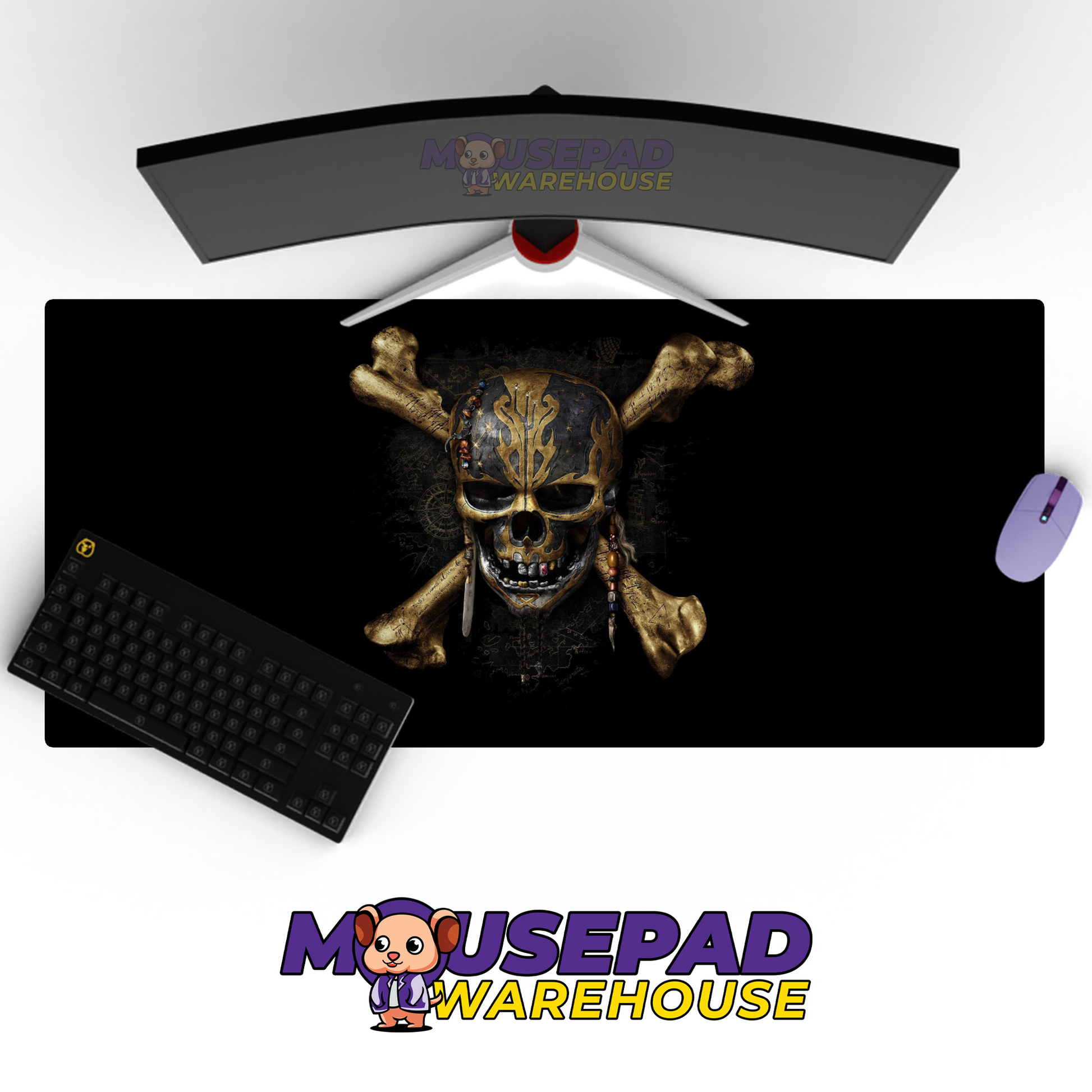 Pirates of the Caribbean V34 Mousepad Mockup