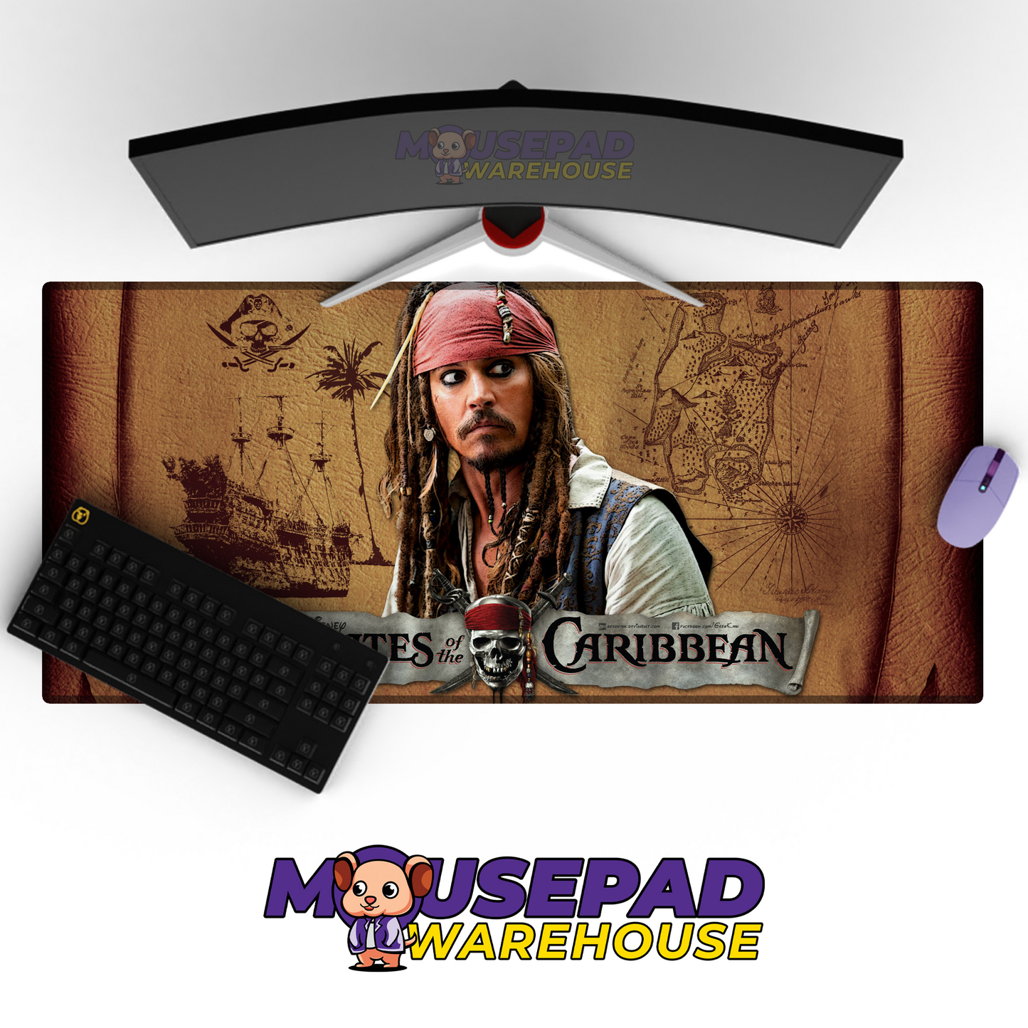 Pirates of the Caribbean V3 Mousepad Mockup