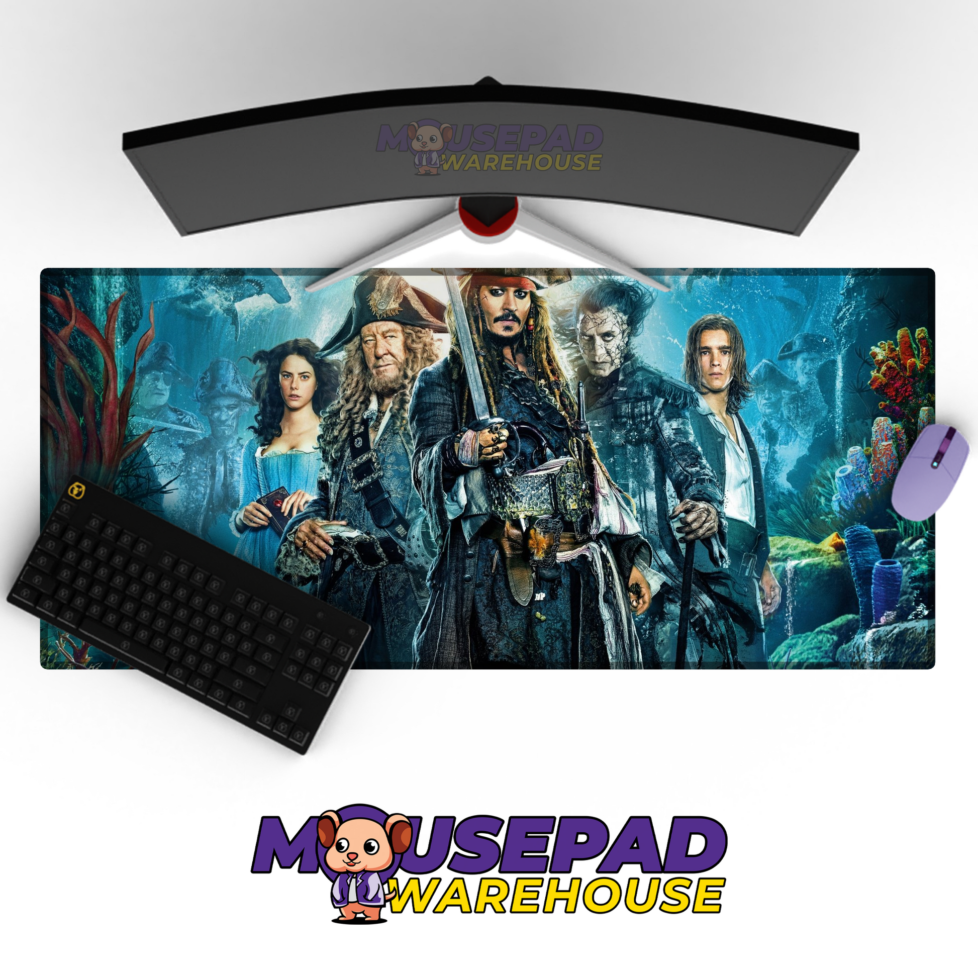 Pirates of the Caribbean V4 Mousepad Mockup