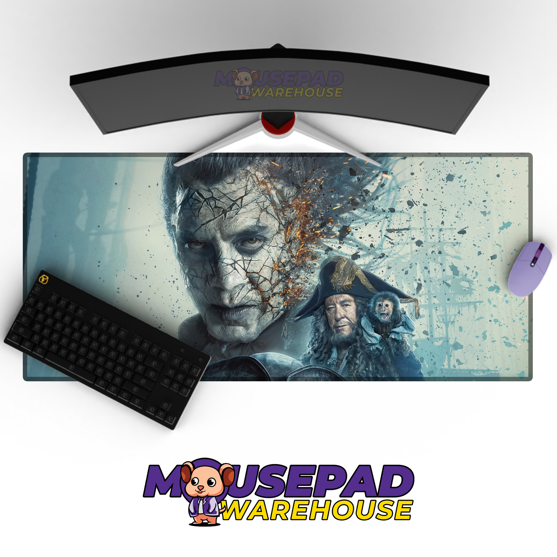 Pirates of the Caribbean V5 Mousepad Mockup