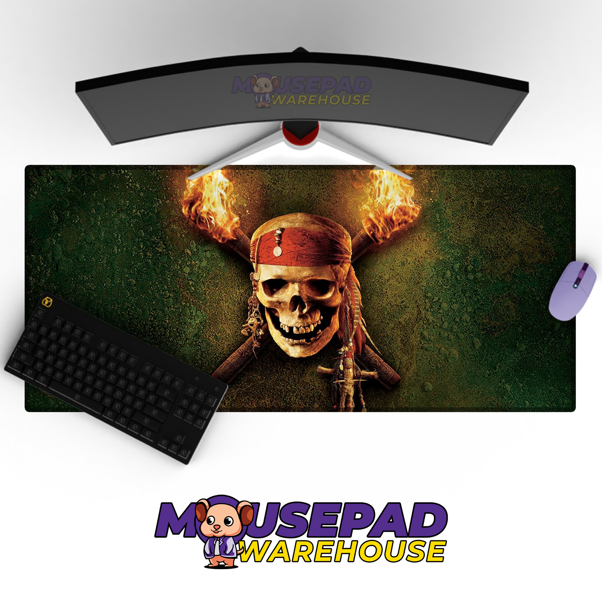 Pirates of the Caribbean V8 Mousepad Mockup