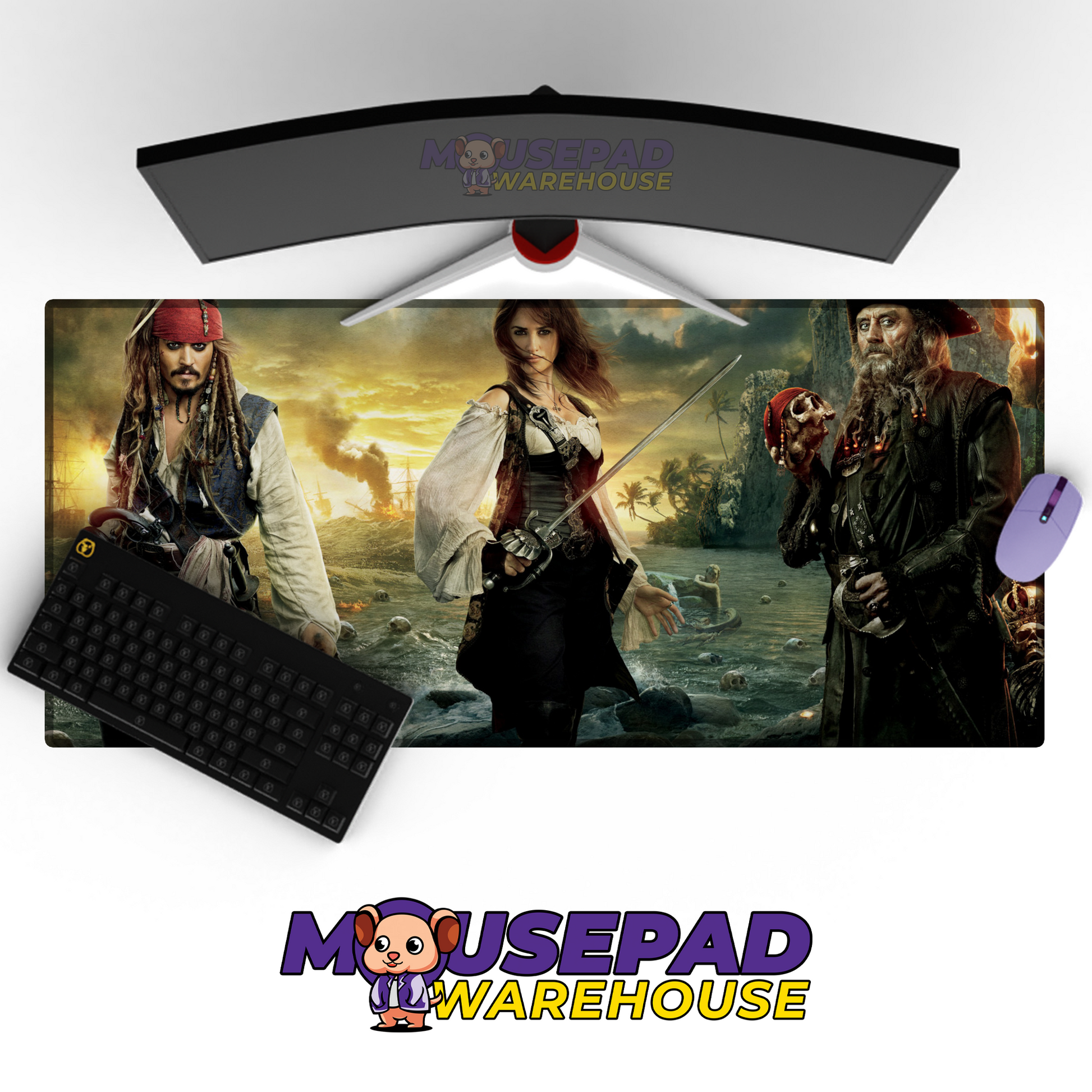 Pirates of the Caribbean V9 Mousepad Mockup