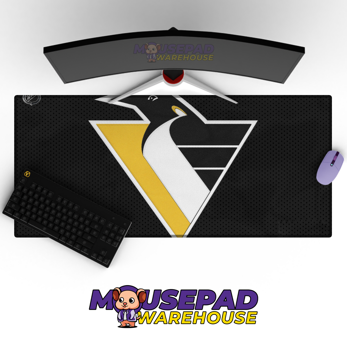 Pittsburgh Penguins V10 Mousepad Deskmat Mockup