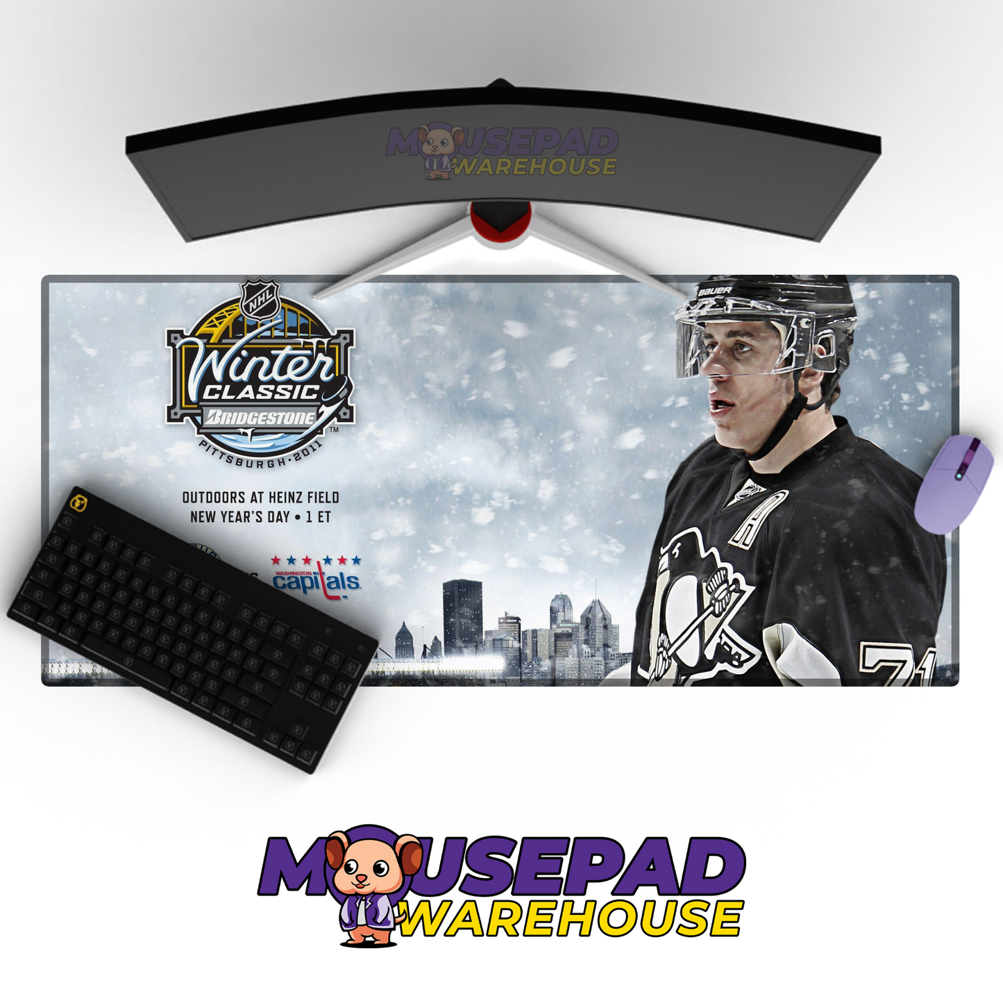 Pittsburgh Penguins V12 Mousepad Deskmat Mockup